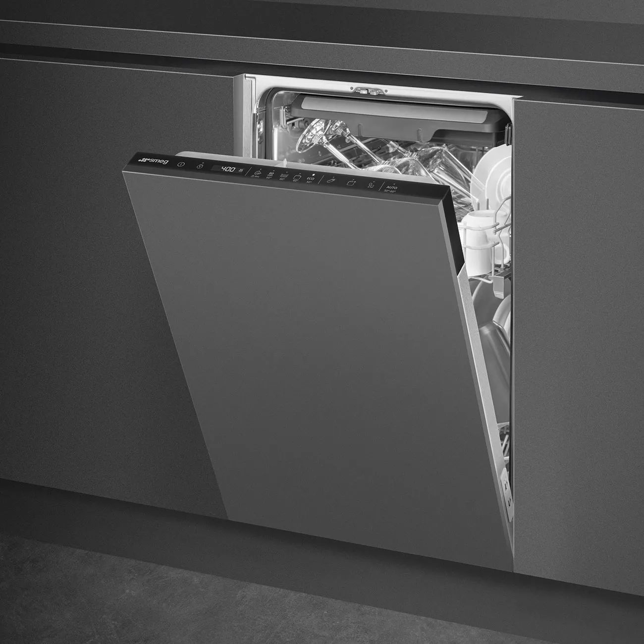 Smeg Opvaskemaskiner Opvaskemaskine i Sort, 2