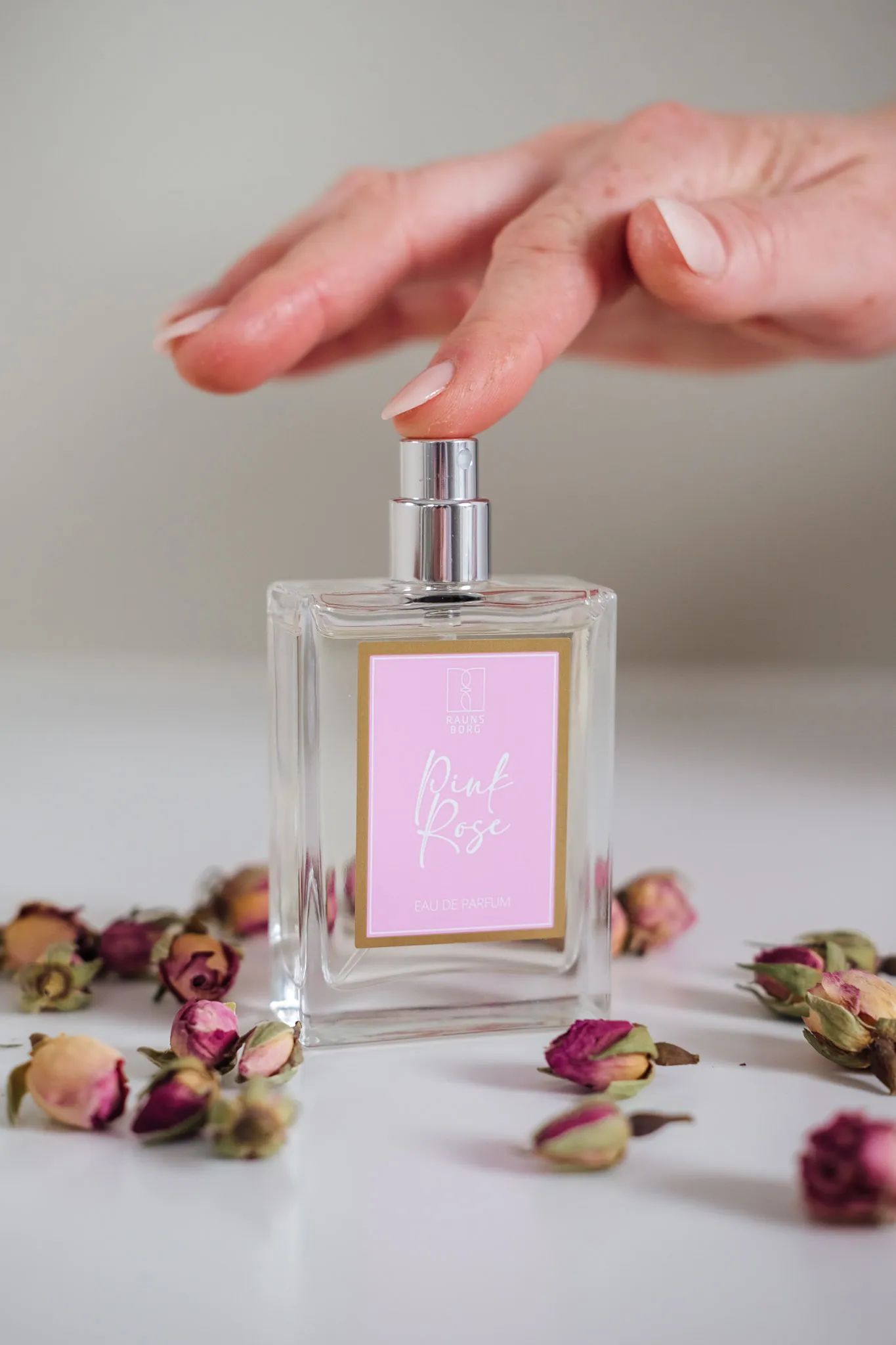 Raunsborg Gaveæsker Parfume - Pink Rose EDP i Hvid, 3