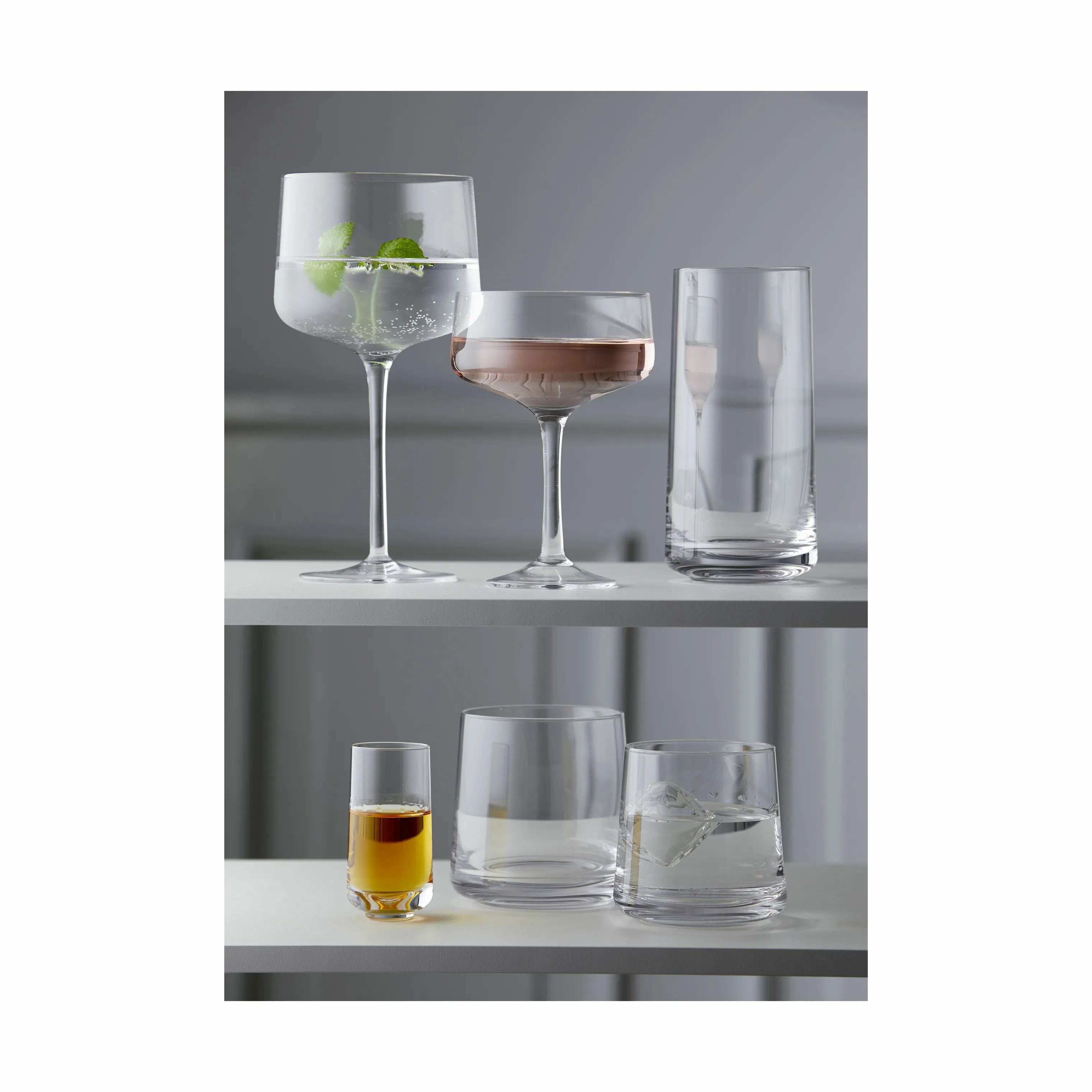 Zone Cocktailglas Rocks Cocktailglas - 2 stk. i klar, 27 cl, 3