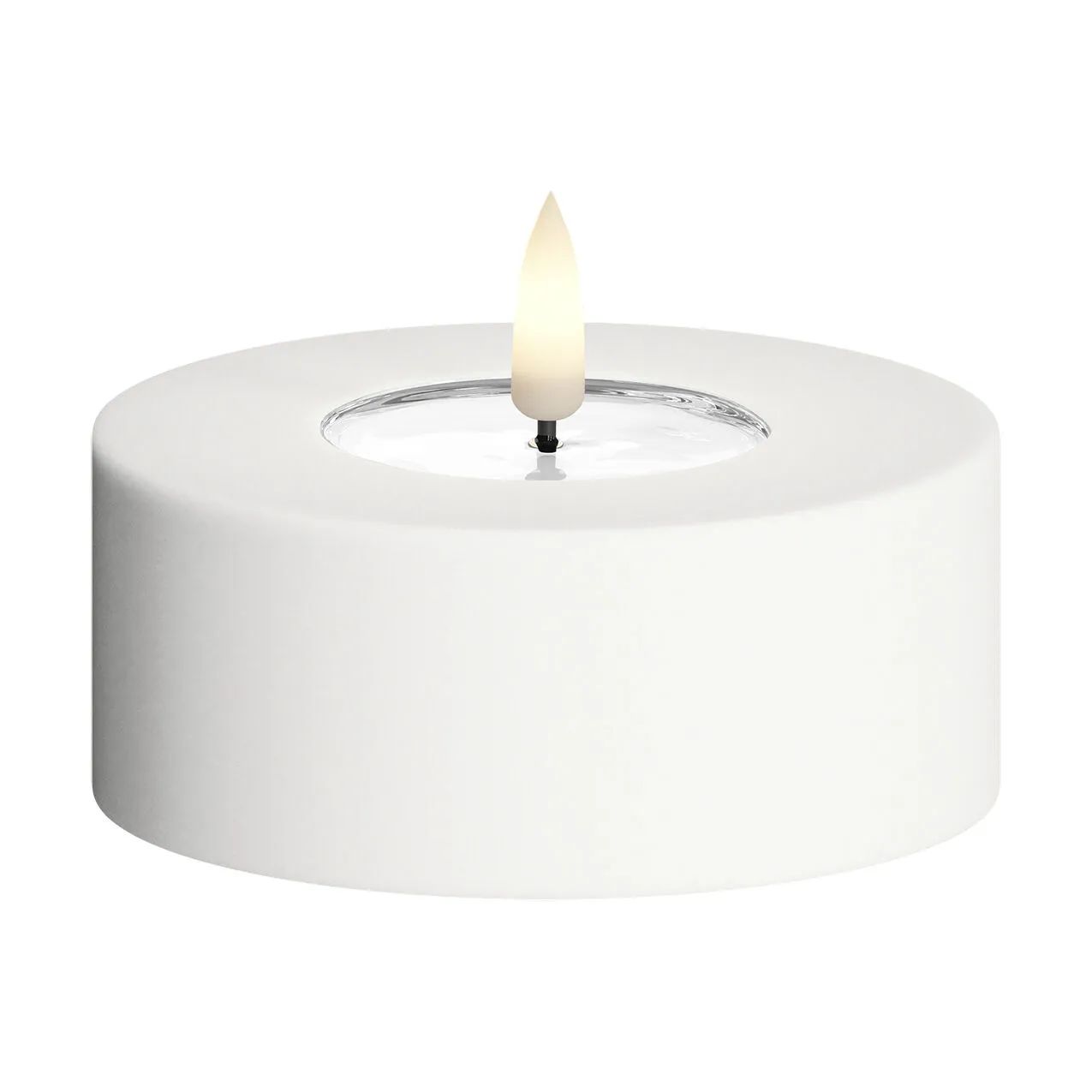 Deluxe Homeart LED-lys Udendørs LED Fyrfadslys i Hvid, 1