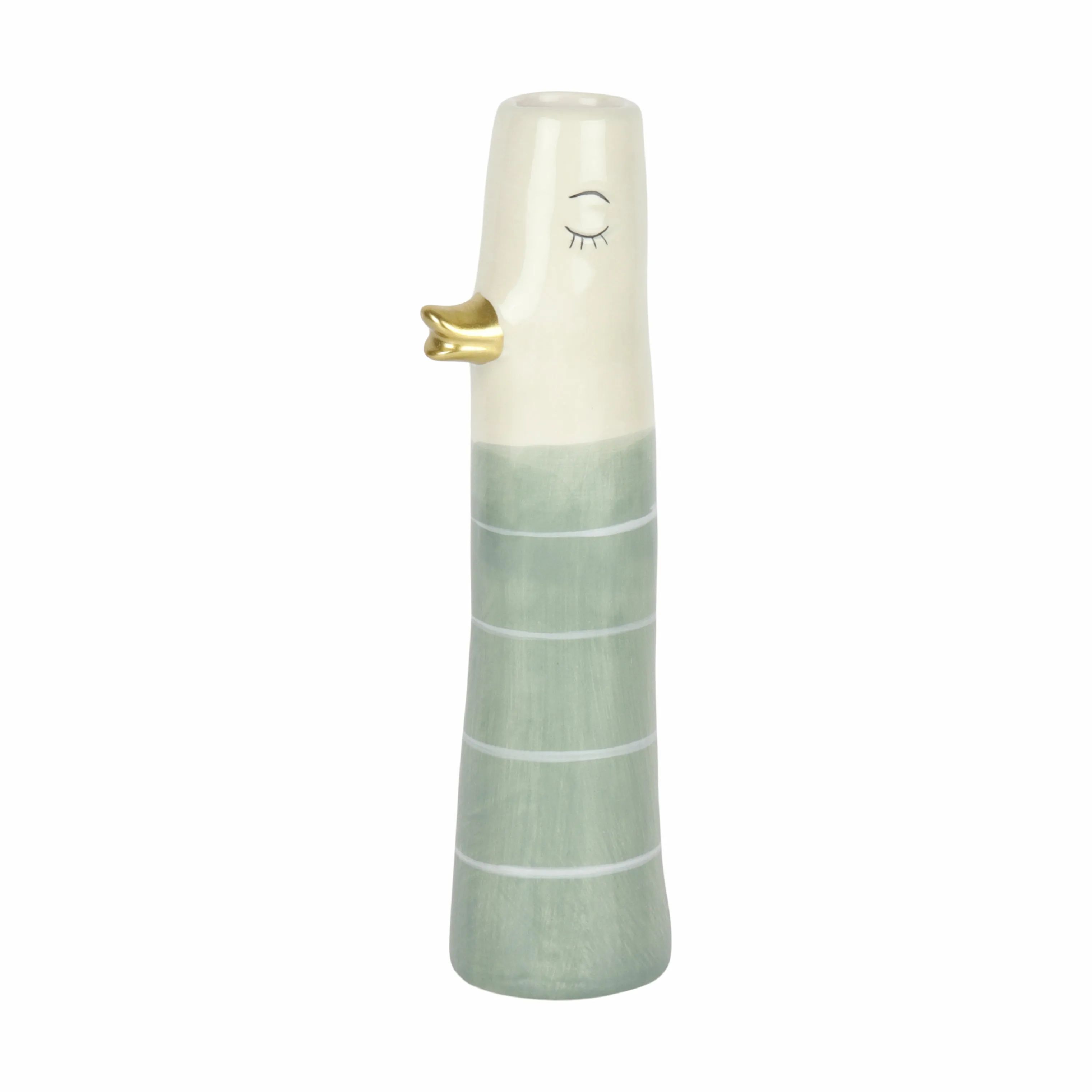 Speedtsberg Vaser Vase - And i Grøn, 18 cm, 1
