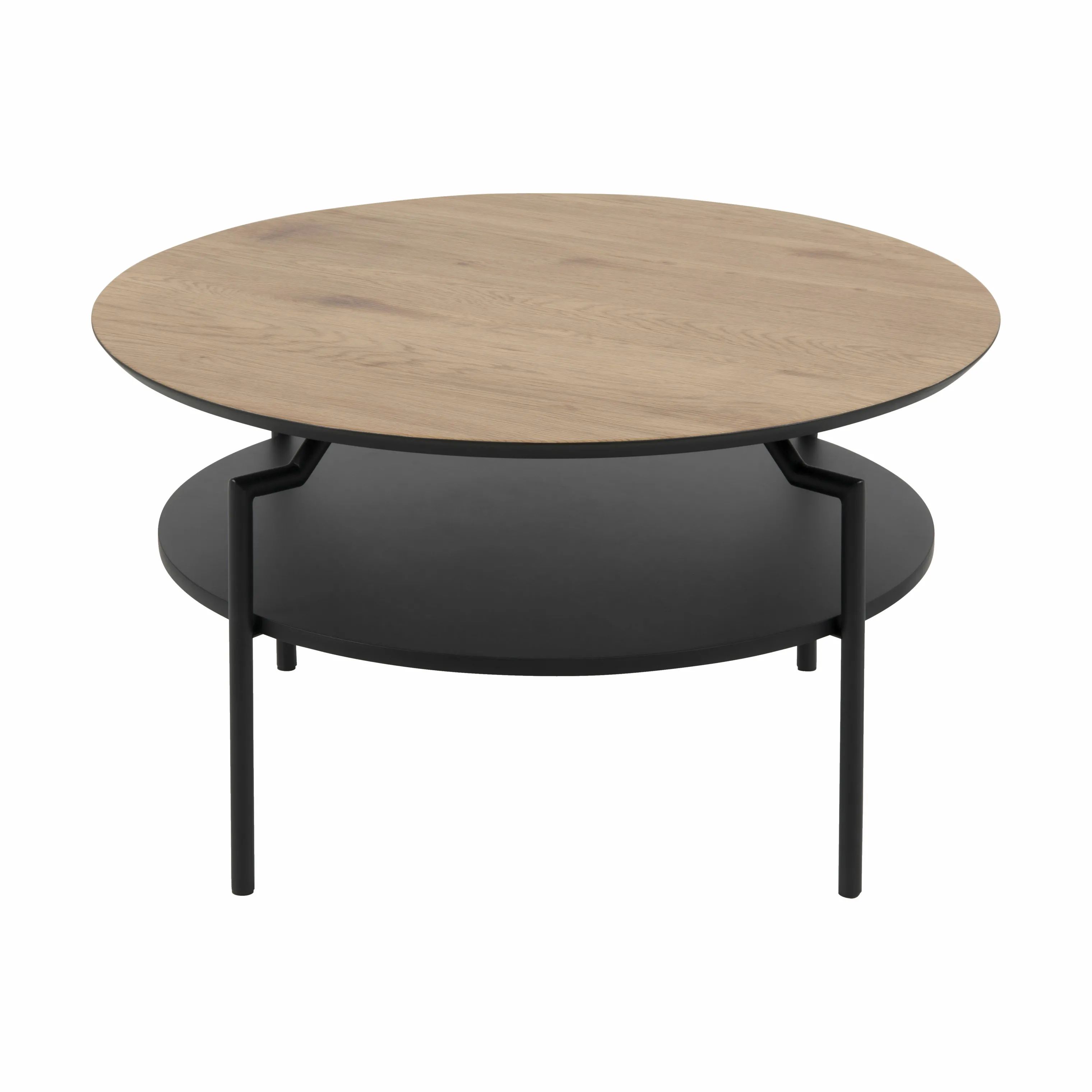 CASA Living Sofaborde Goldington Sofabord i Vild eg/sort, 1