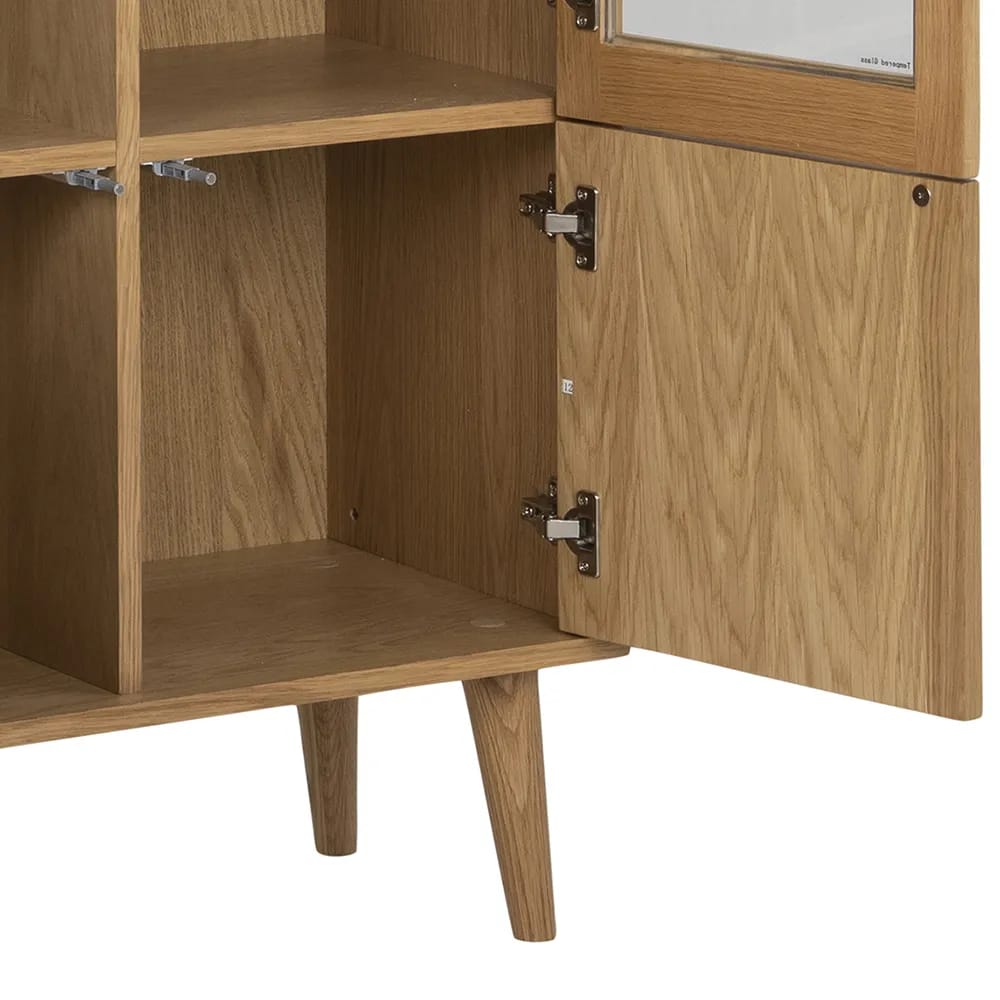 CASA Living Reoler og tilbehør Nagano Vitrine i Eg, 5