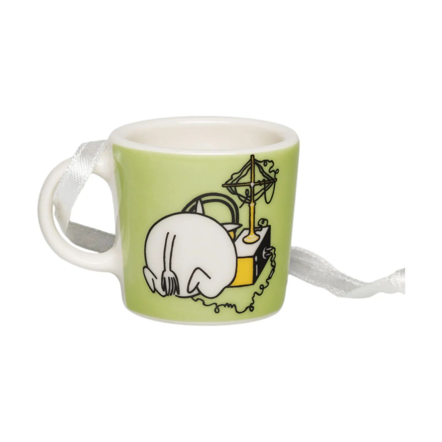 Moomin Arabia Krus og kopper med hank Love Minikrus - Mumitrold i Mumitrold/Grøn, 4