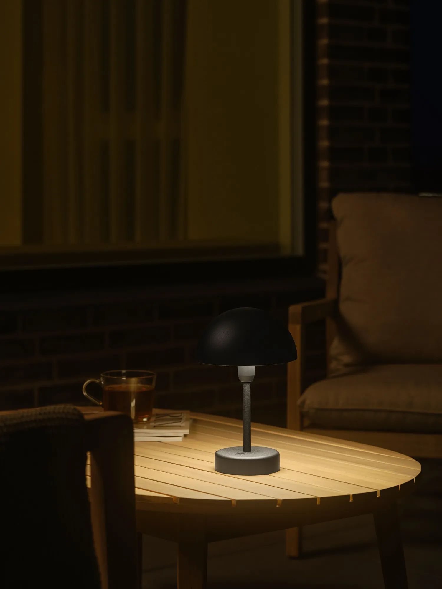 Nordlux Bordlamper Ellen Genopladelig Bordlampe i Sort, 2