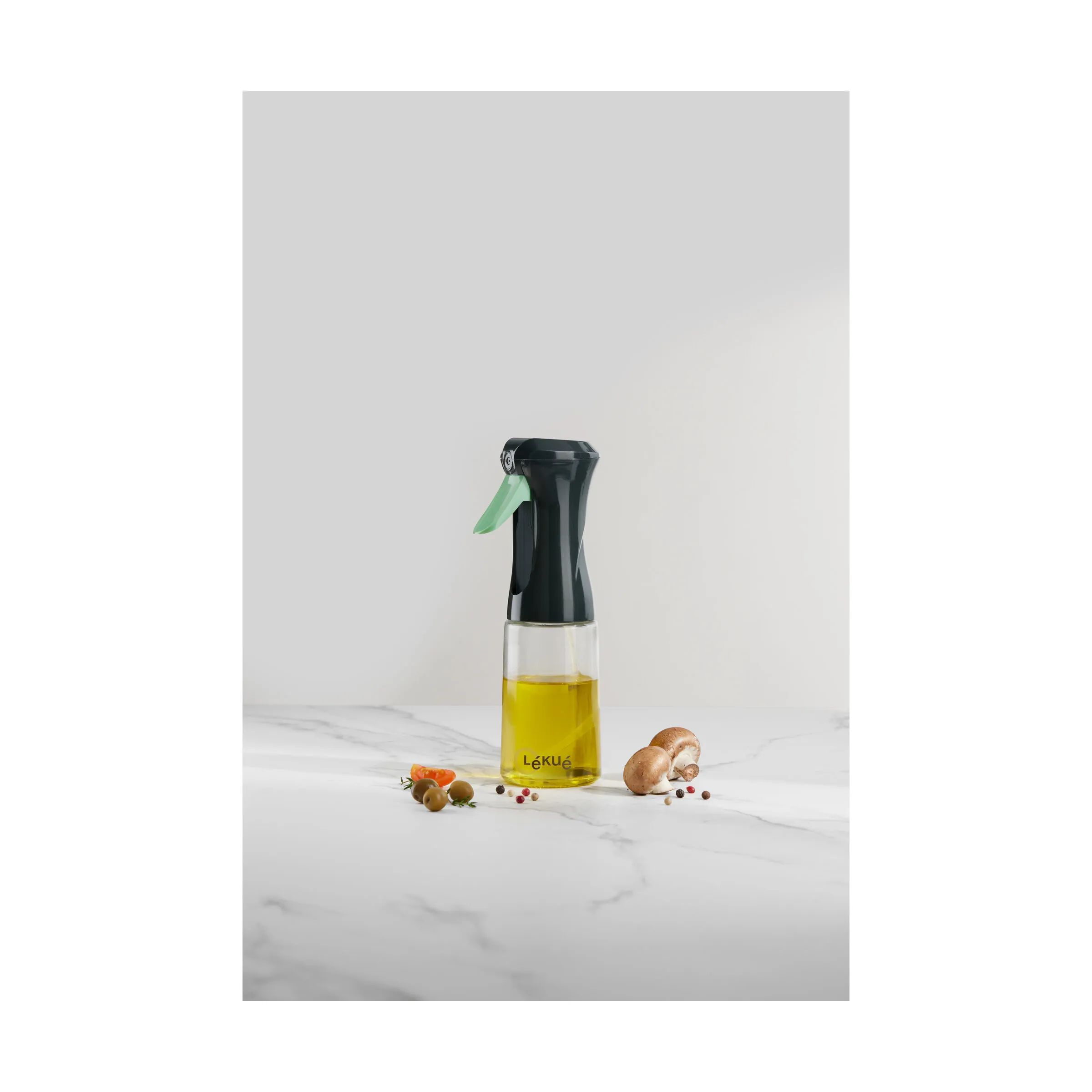 Lékué Olie- og eddikeflasker Oliespray i Grey, 5