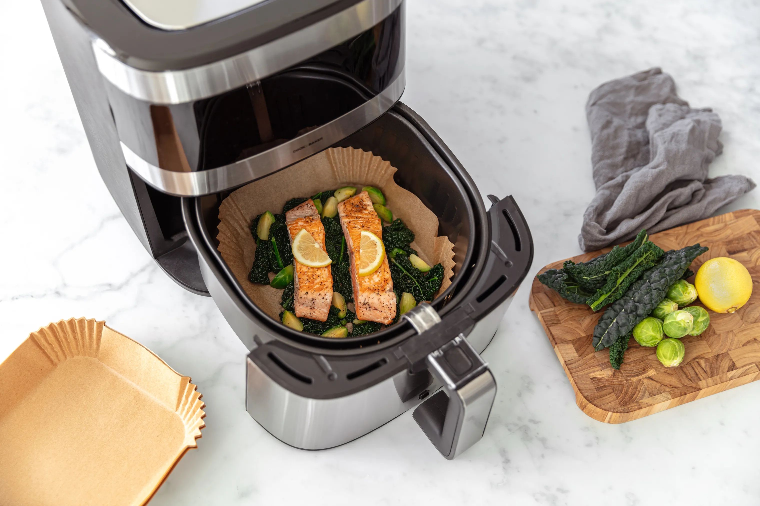 Cook & Baker Tilbehør til airfryers Papirbakke til Airfryer - 100 stk. i B16 x L16 cm, 2