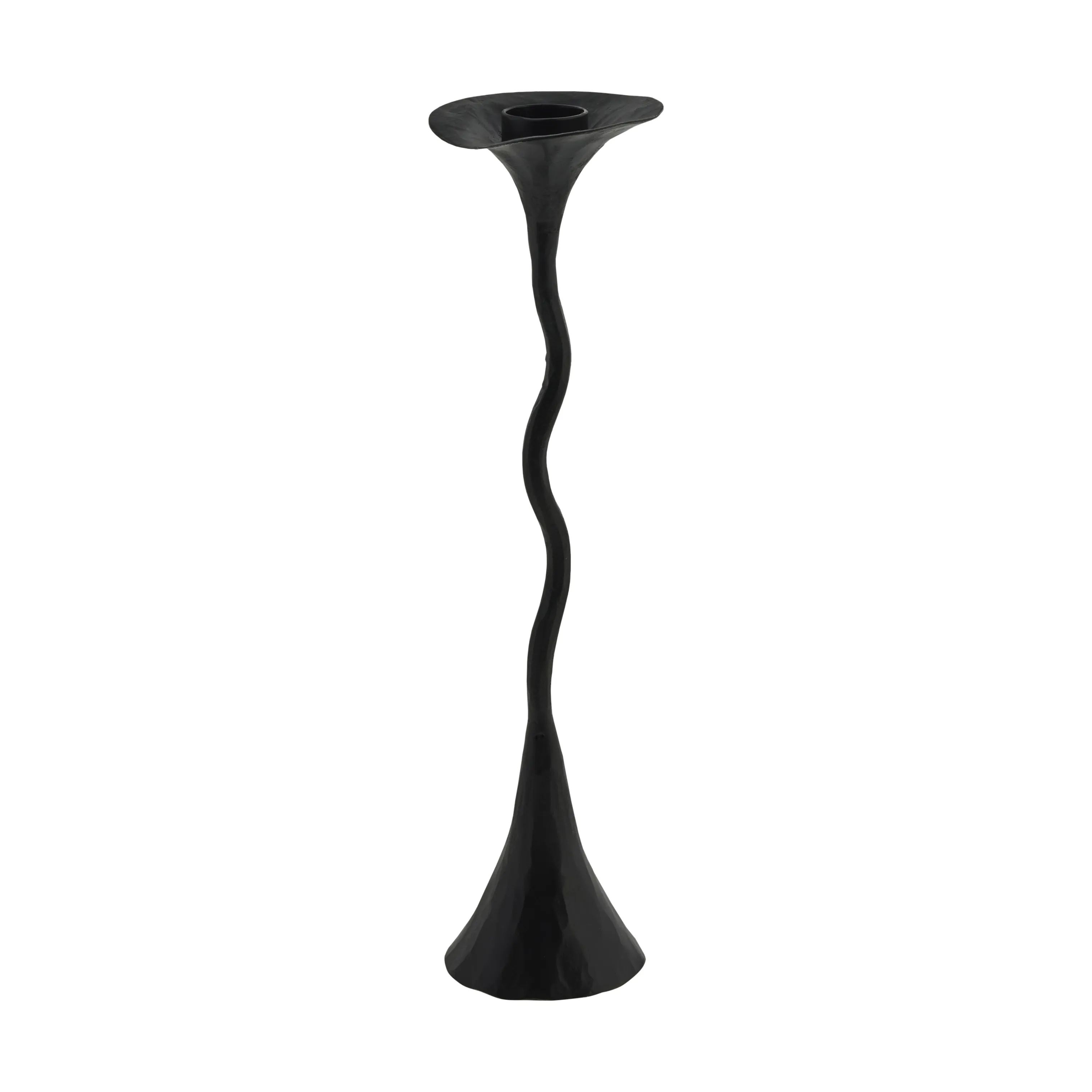 Lene Bjerre Kronelysestage Cala Lysestage i sort, 27 cm, 1