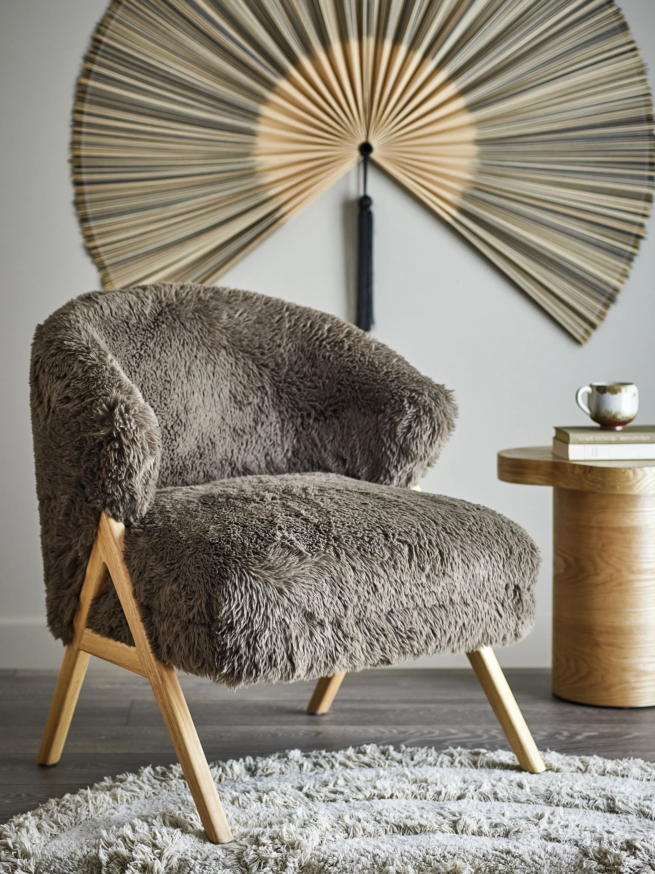 Bloomingville Lænestole Camino Loungestol i Brun, 3