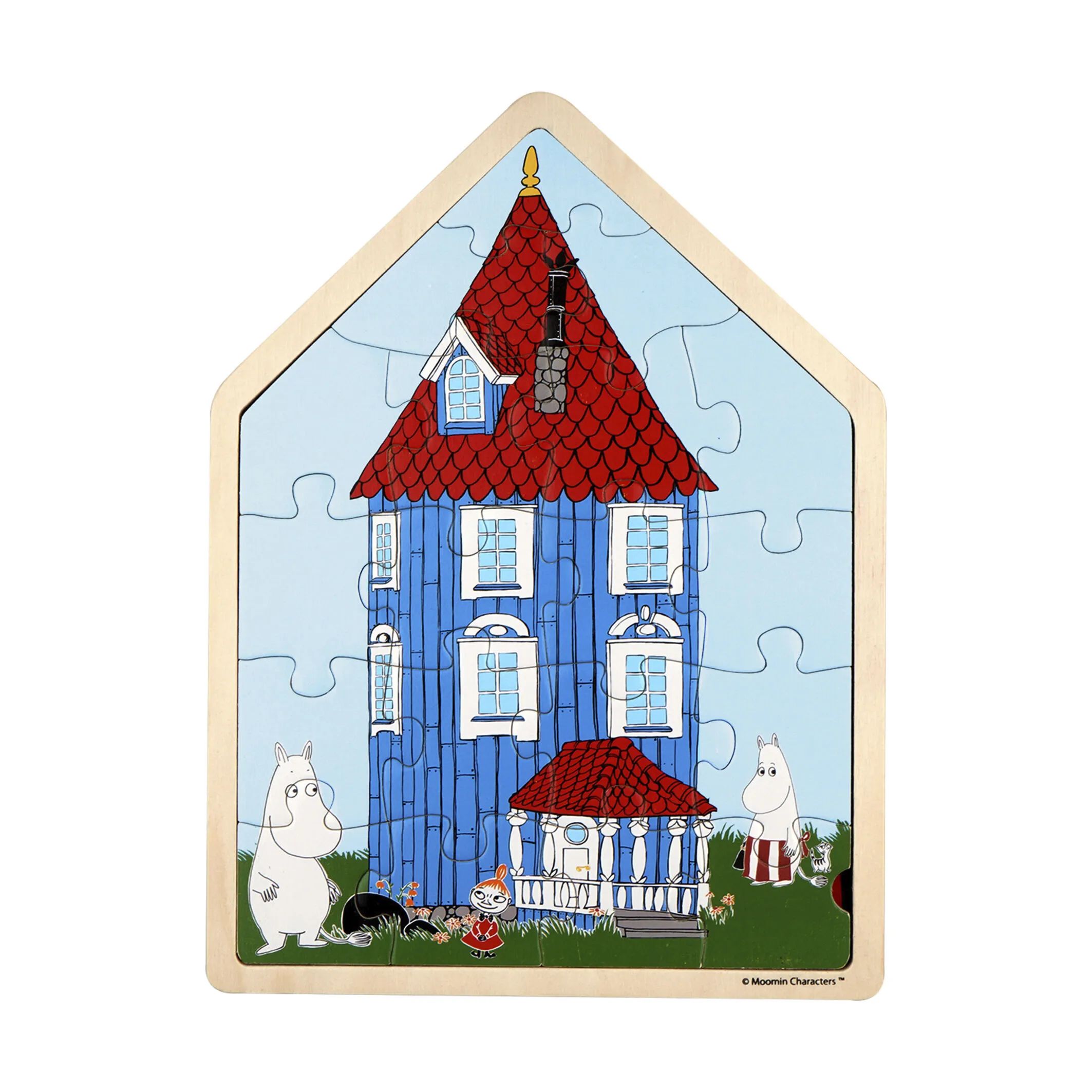 Barbo Toys Puslespil Moomin Puslespil - Mumihuset i Multifarvet, 1