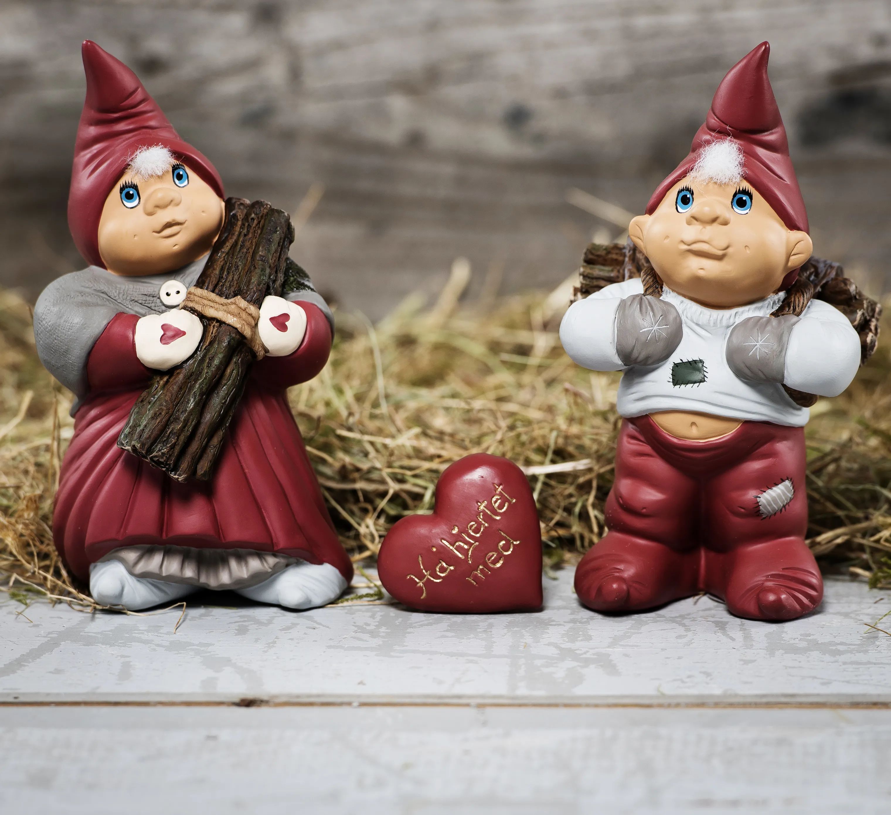 Klarborg Nisser Årsnissepar 2012 - Ludvig & Karla i 13 cm, 2