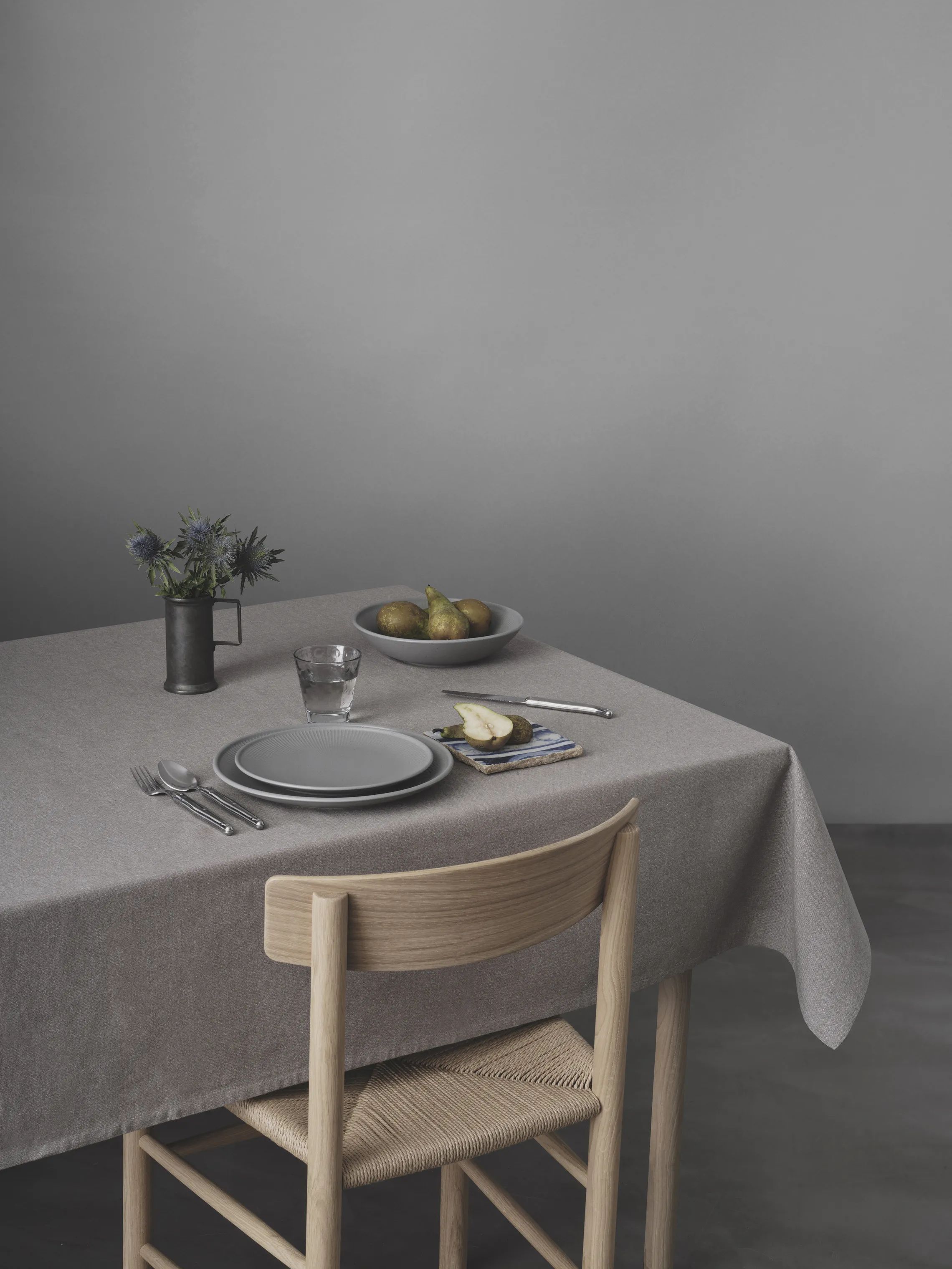 By Mogensen Duge Earth Dug i Grå, B320 x L140 cm, 2