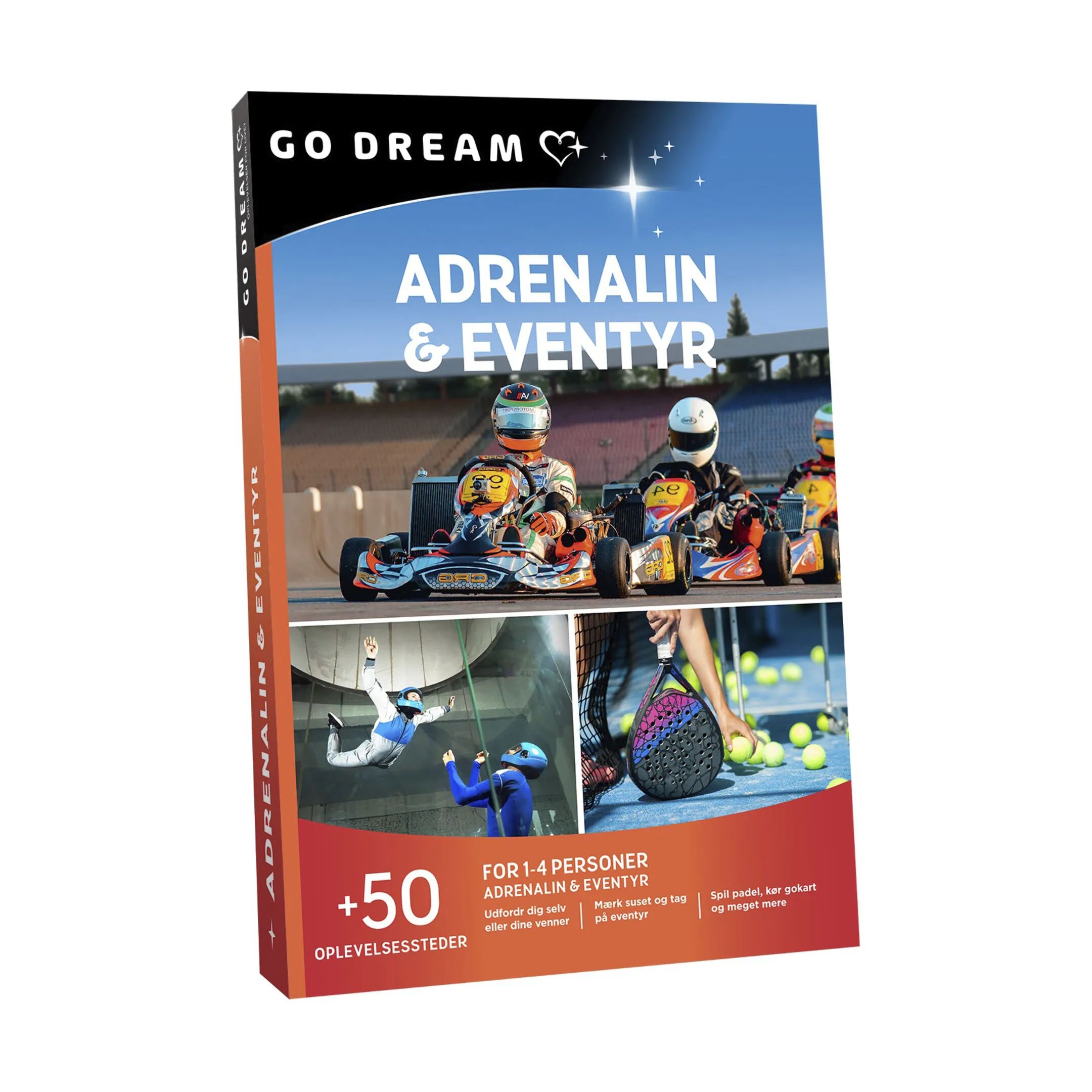 Gavekort - Adrenalin & eventyr, Multifarvet, large
