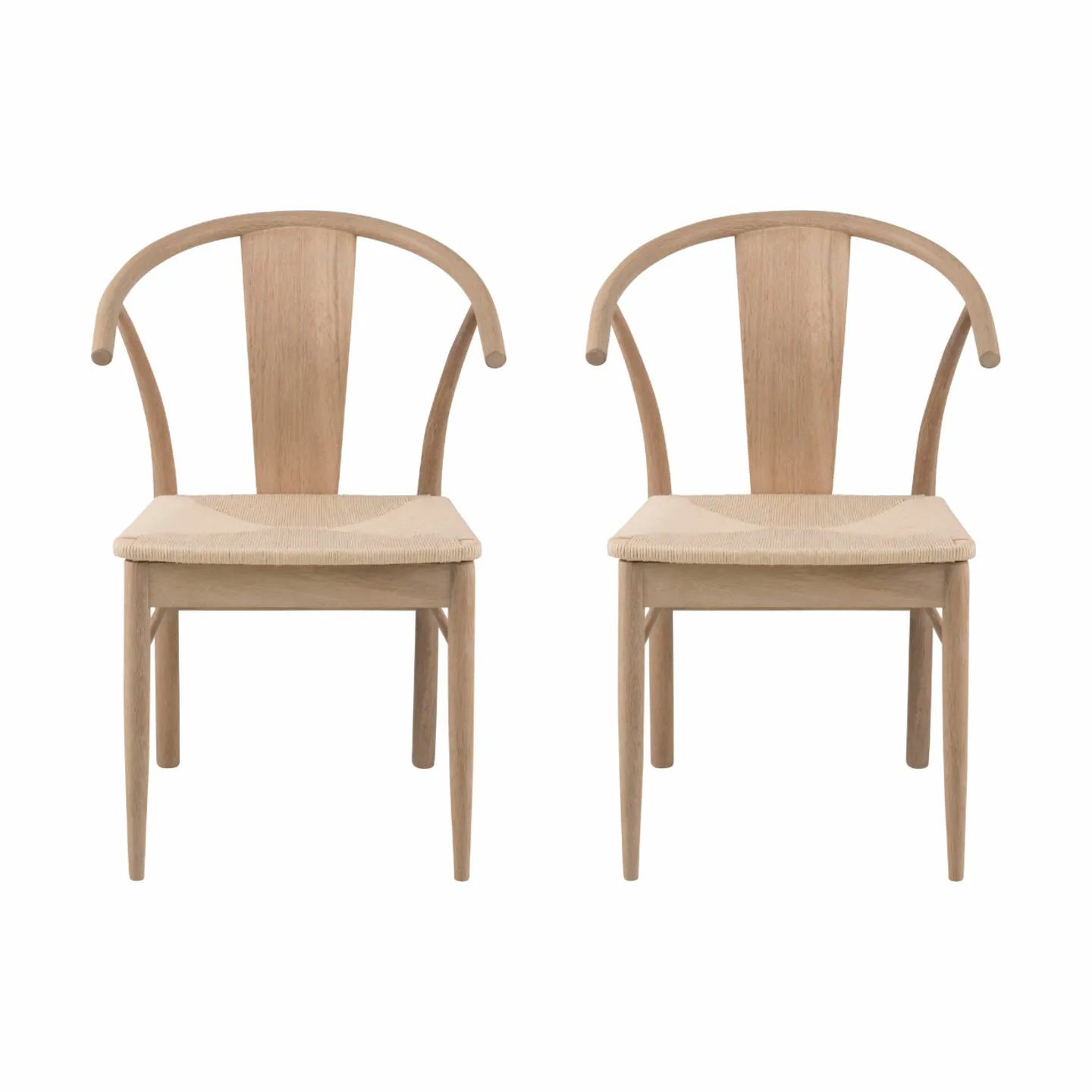 CASA Living Spisebordsstole Janik Spisebordsstol - 2 stk. i Hvid, 1