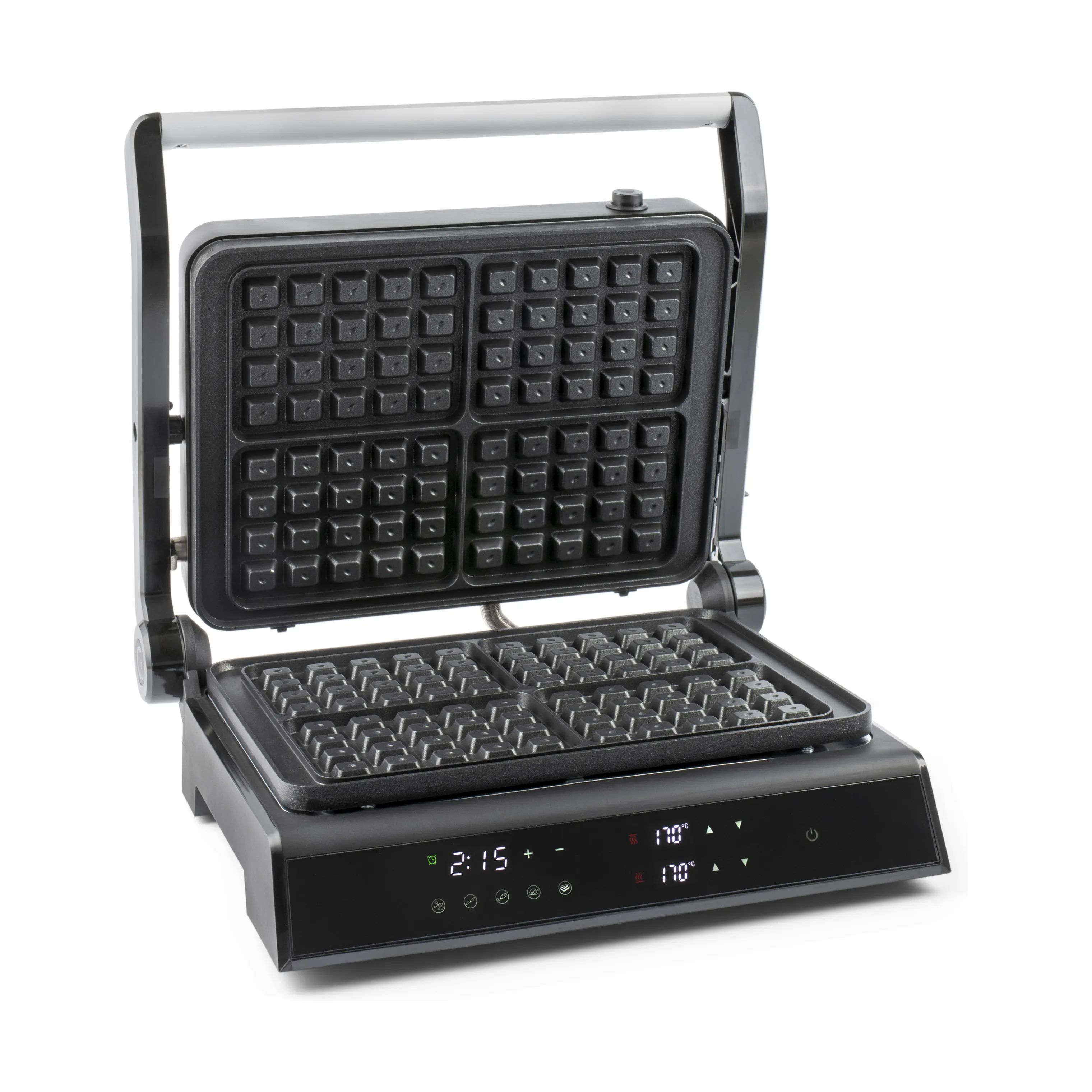 Cook & Baker Bordgrill Vaffelplader i sort, 3