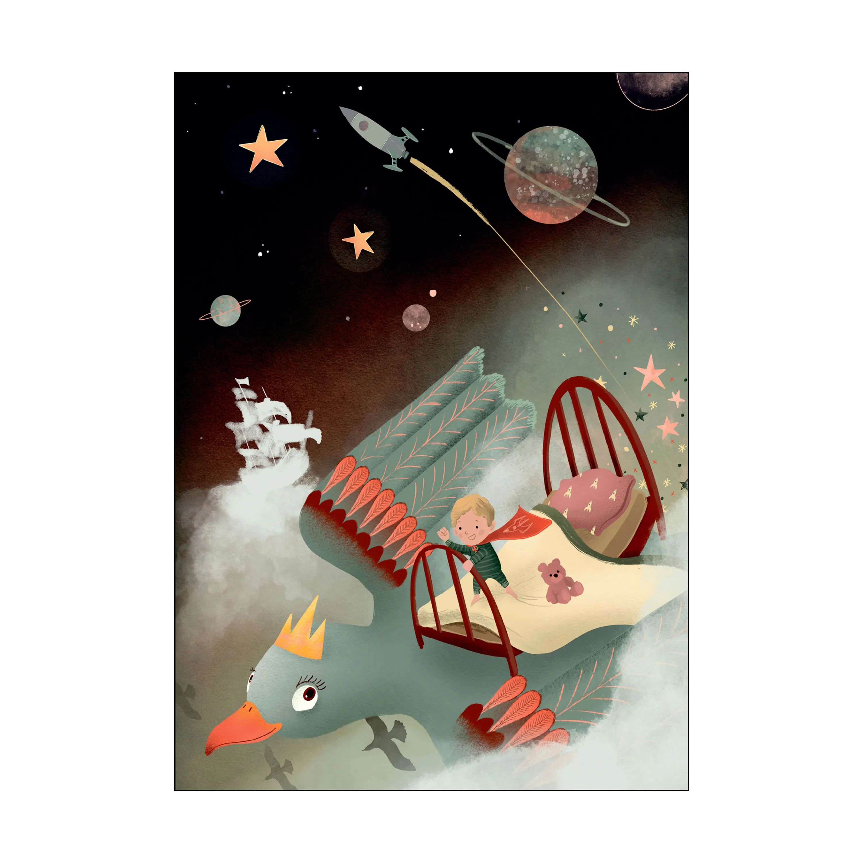 Poster&Frame Plakater Plakat - Dreamland i Multifarvet, 1