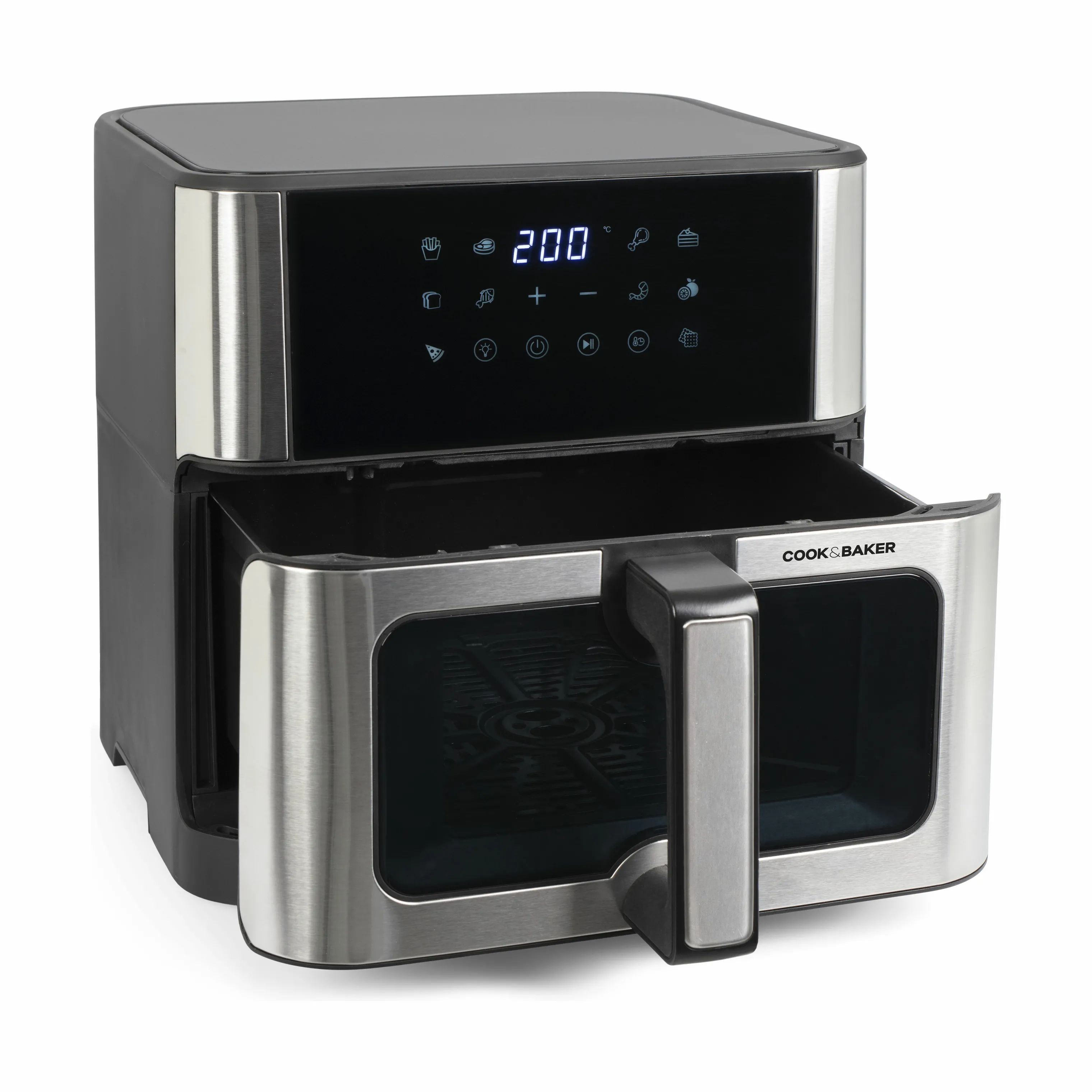 Cook & Baker Airfryers Airfryer i Stål, 7