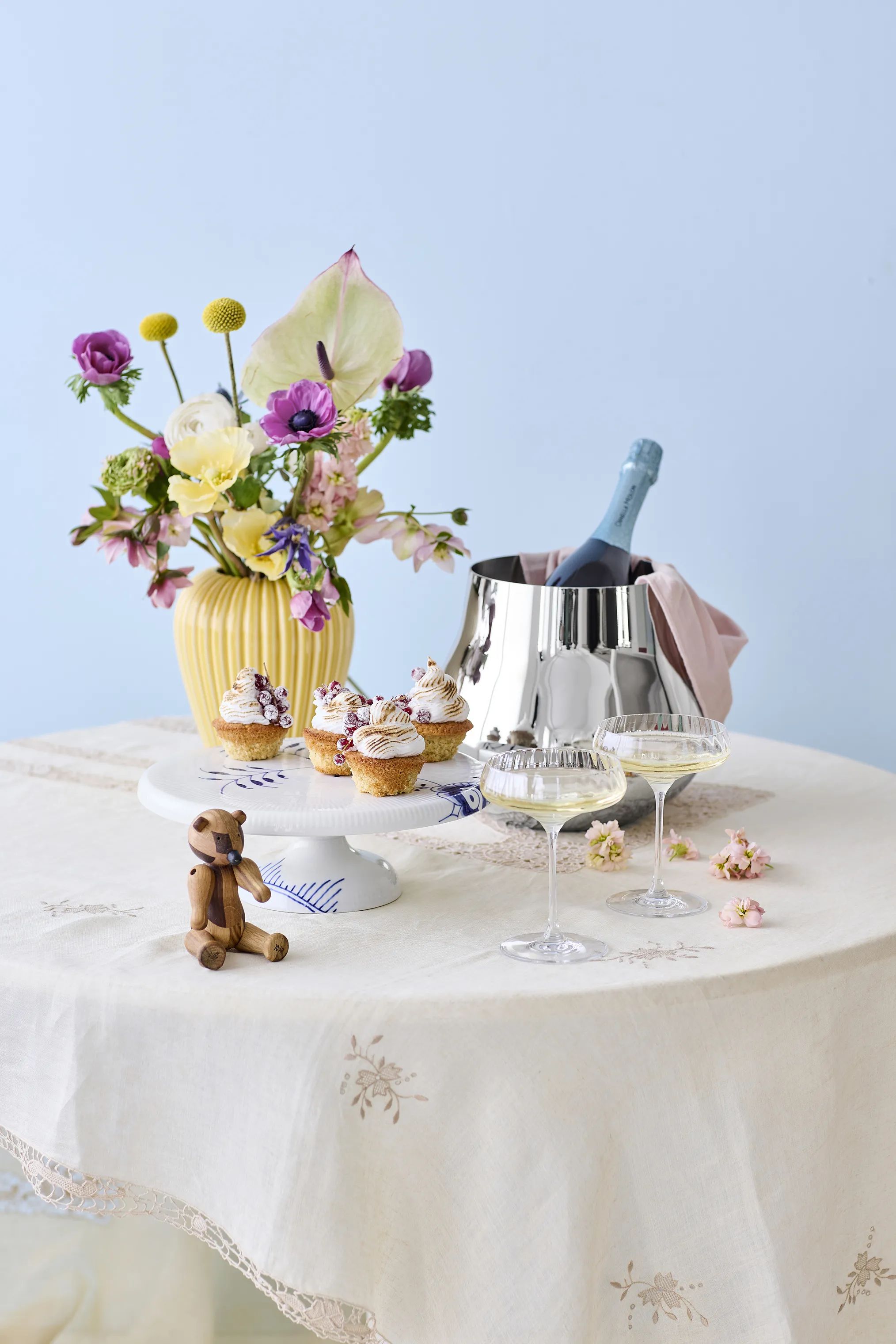 Georg Jensen Vinkølere Sky Champagne- og vinkøler i Stål, 4
