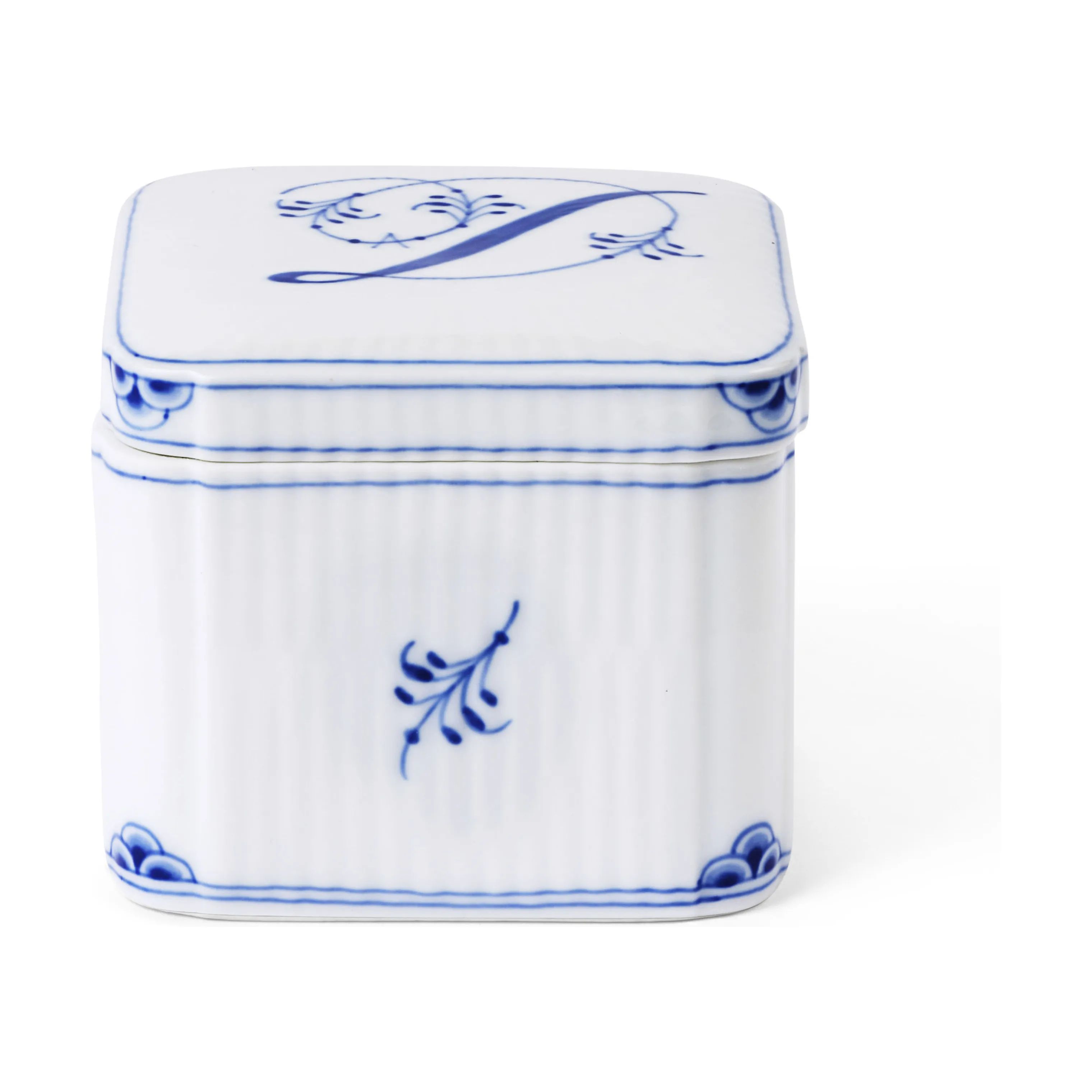 Royal Copenhagen Bonbonniere Alfabet Bonbonniere - D i D, 1