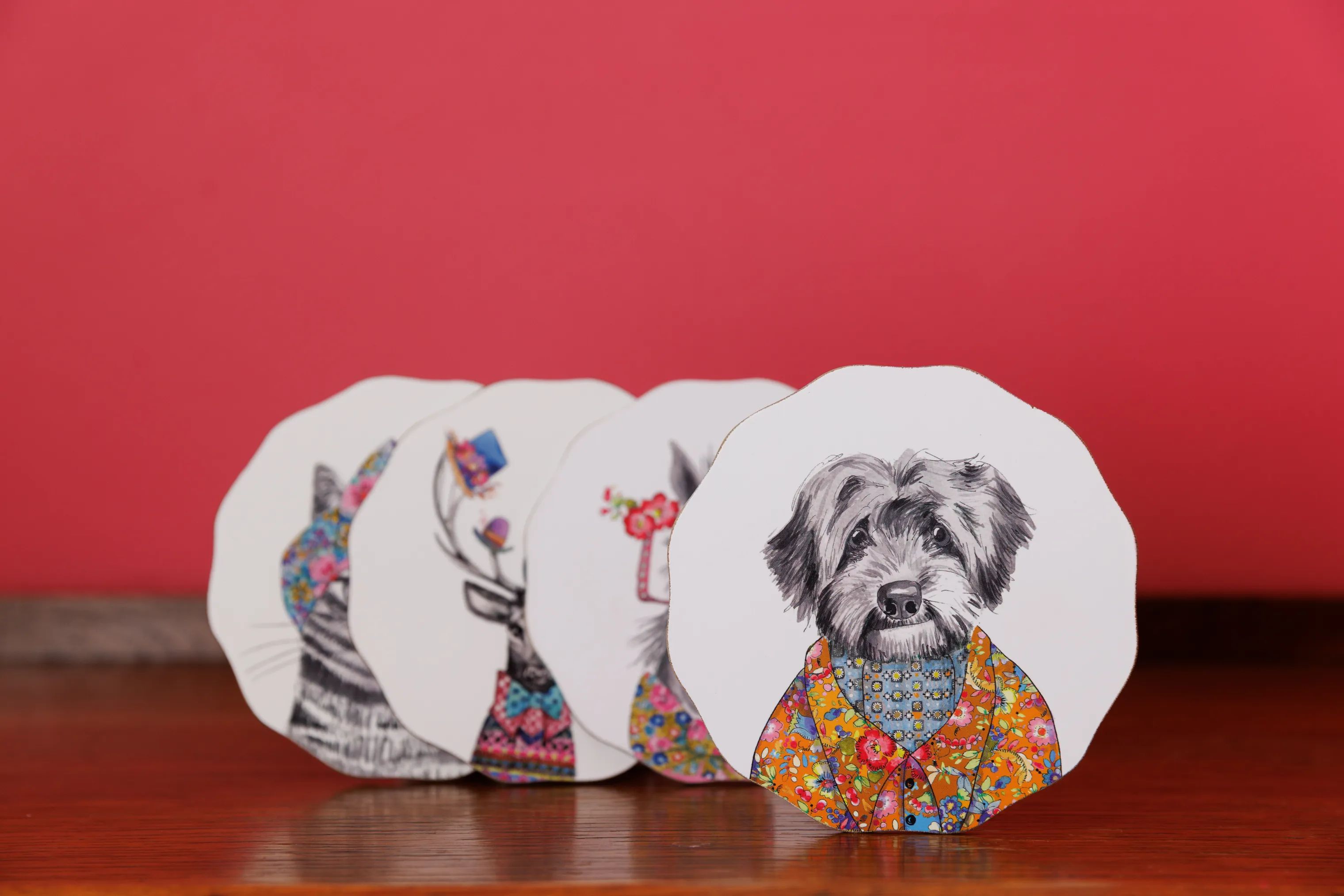Mikasa Glasbrikker og coasters Tipperley Hill Mikasa x Tipperleyhill Glasbrikker i White, 3