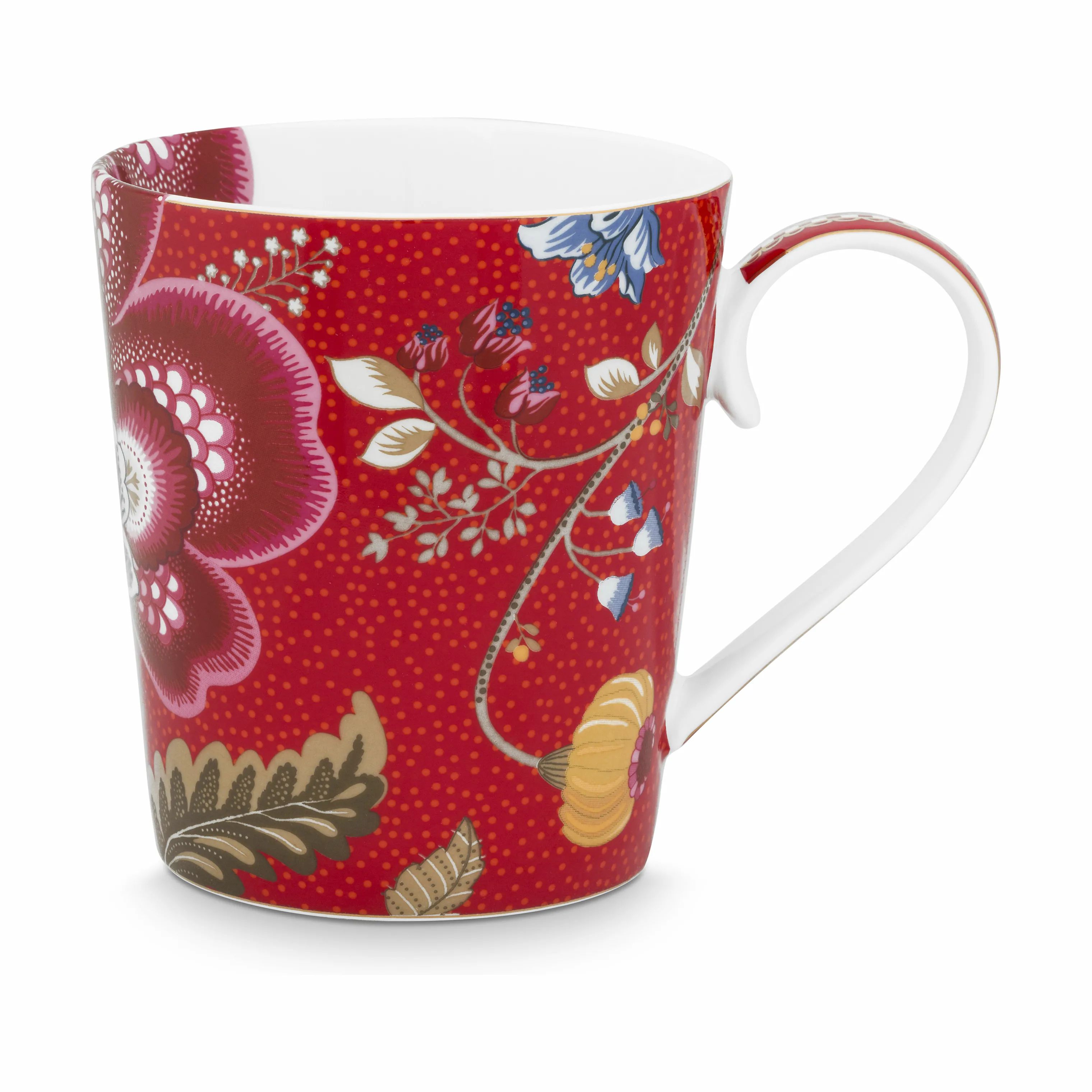 PIP Studio Krus og kopper med hank Early Bird Floral Fantasy Alfabet Krus - & i &, 3