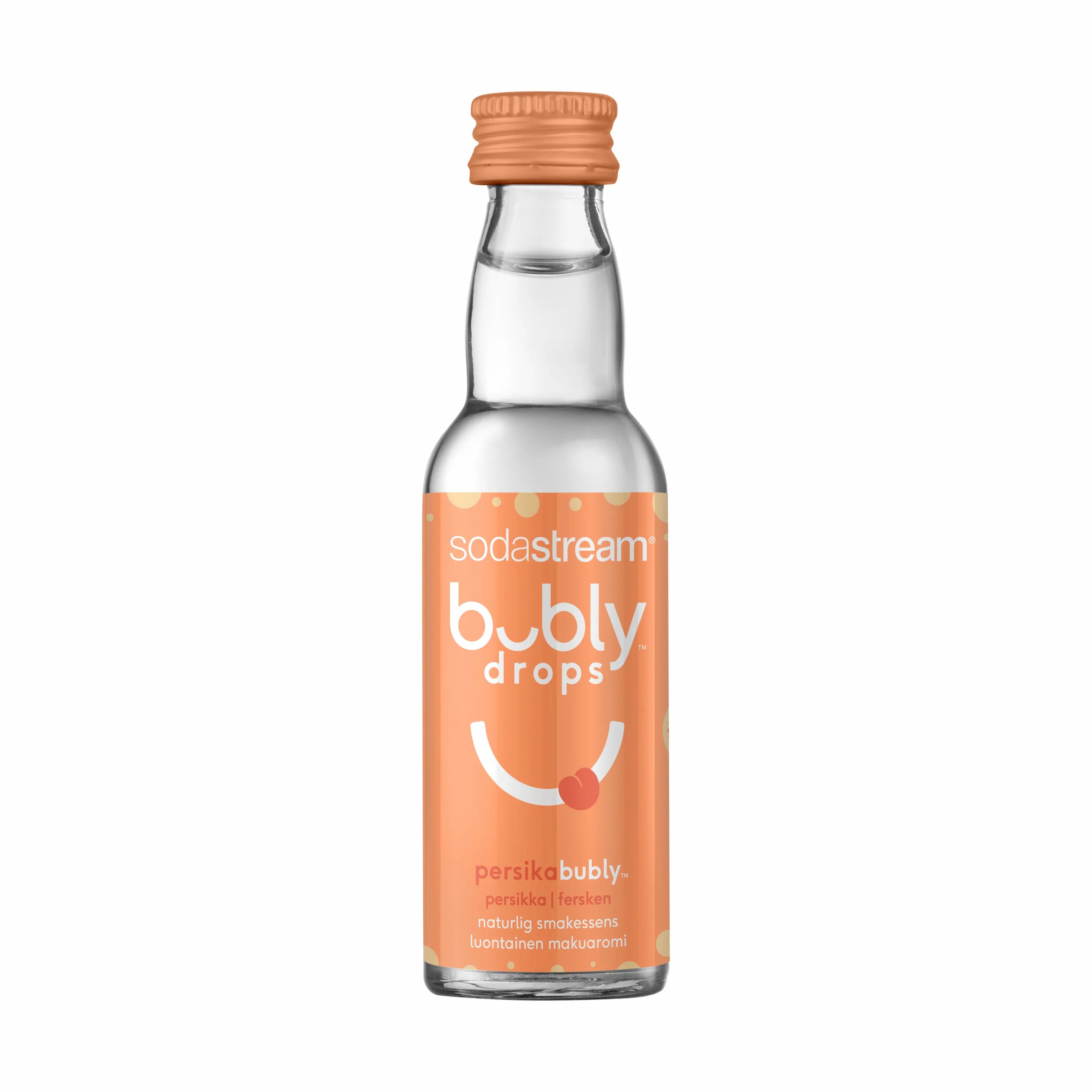 SodaStream Smagskoncentrater Bubly™ Sirup - Fersken i Fersken, 1