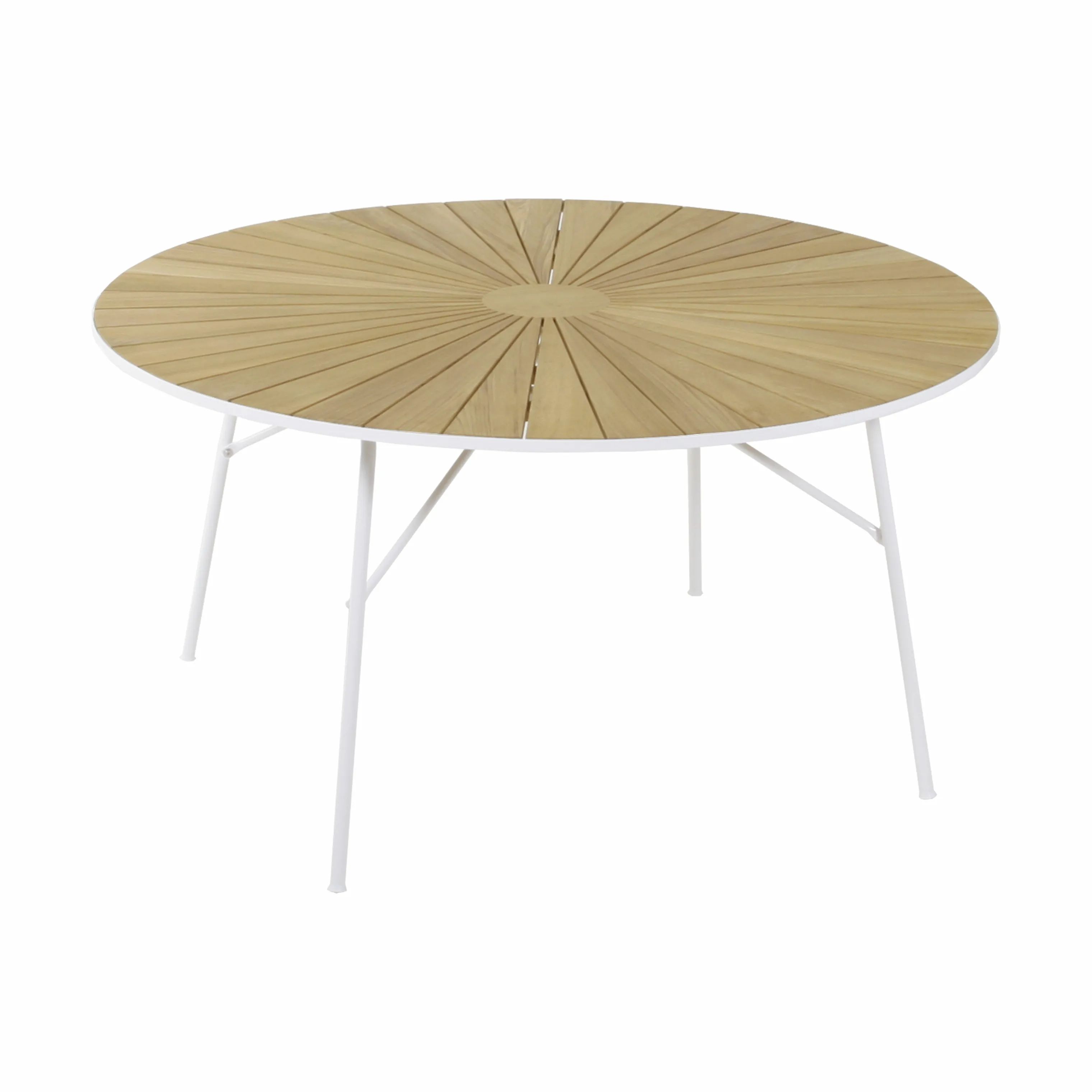Mandalay Havespiseborde Marguerit Havebord i Hvid, 140 cm, 1