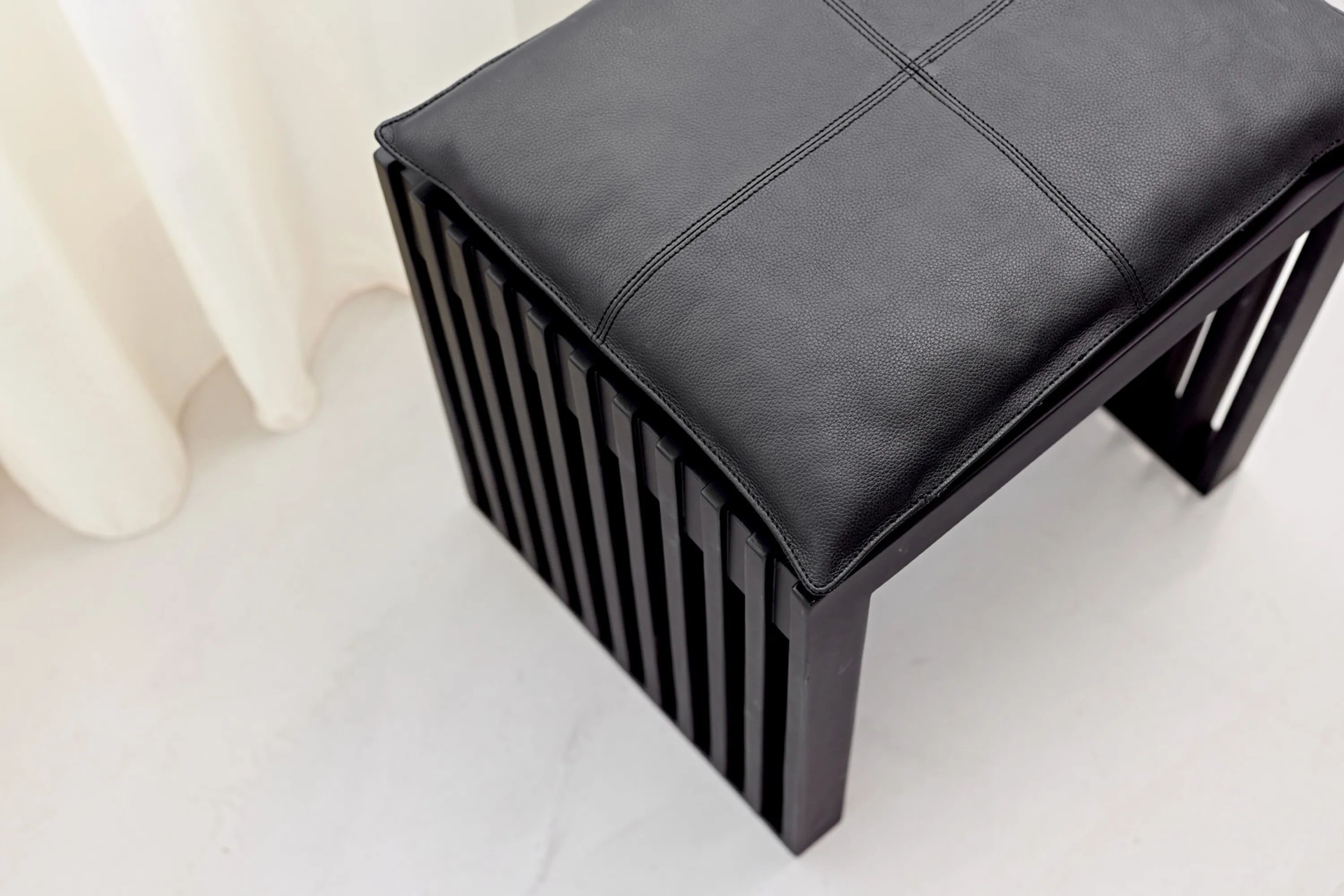 cinas Skamler Rib Skammel inkl. sort hynde i Sort/sort, 2