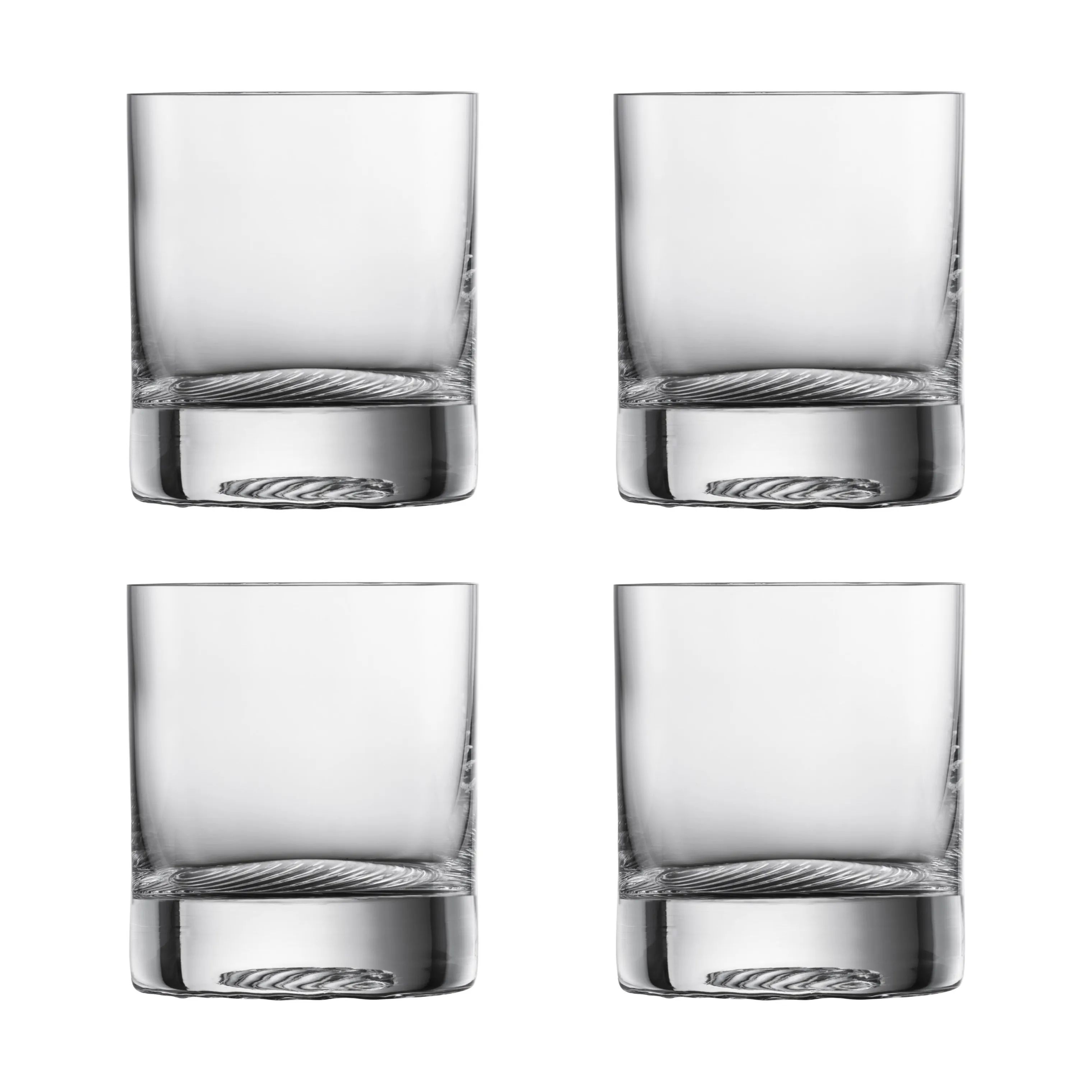 Zwiesel Lowball glas Echo Whiskyglas - 4 stk i 20 cl, 1
