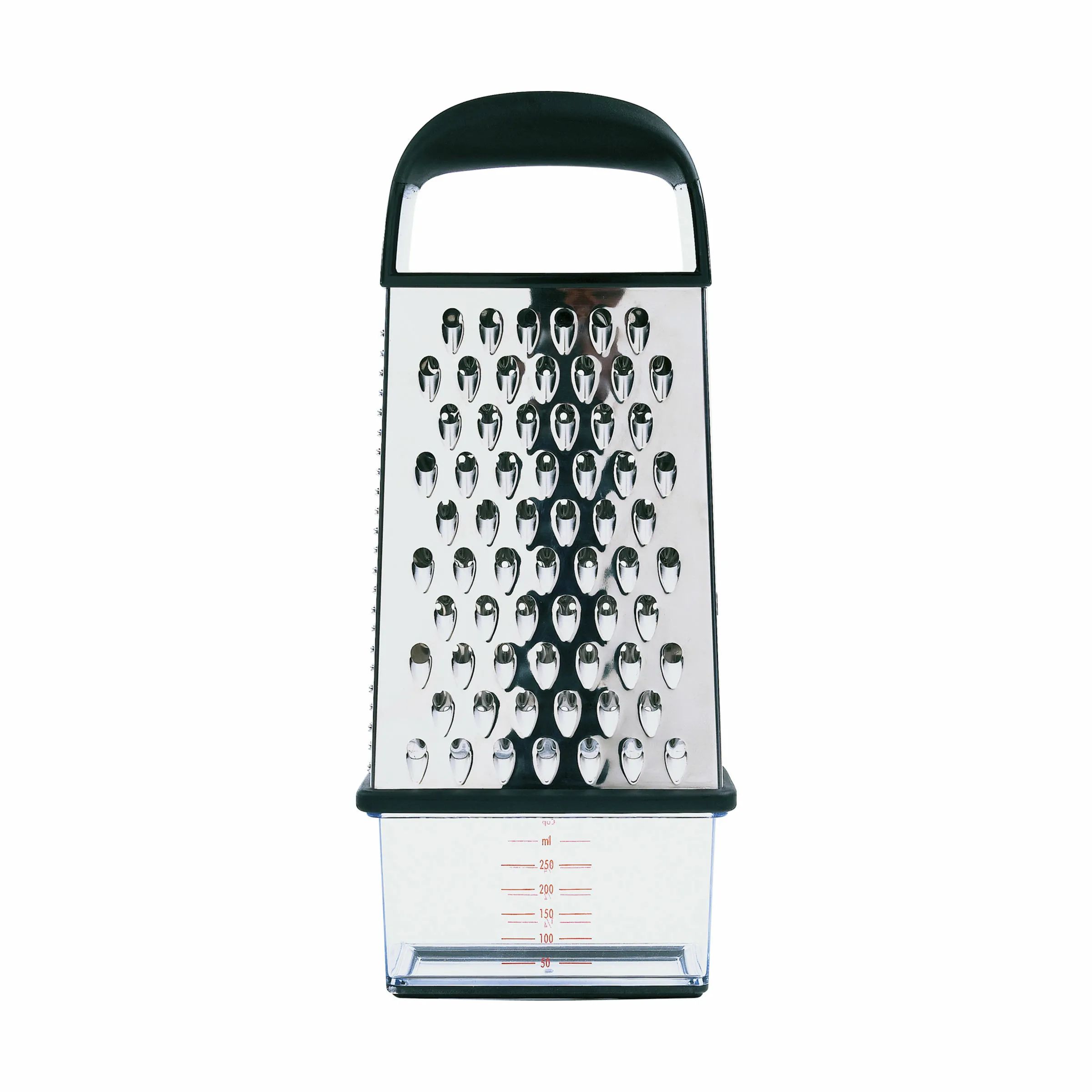 OXO Rivejern Good Grips Rivejern m. opsamler i Sølvfarvet/Sort/klar, 1