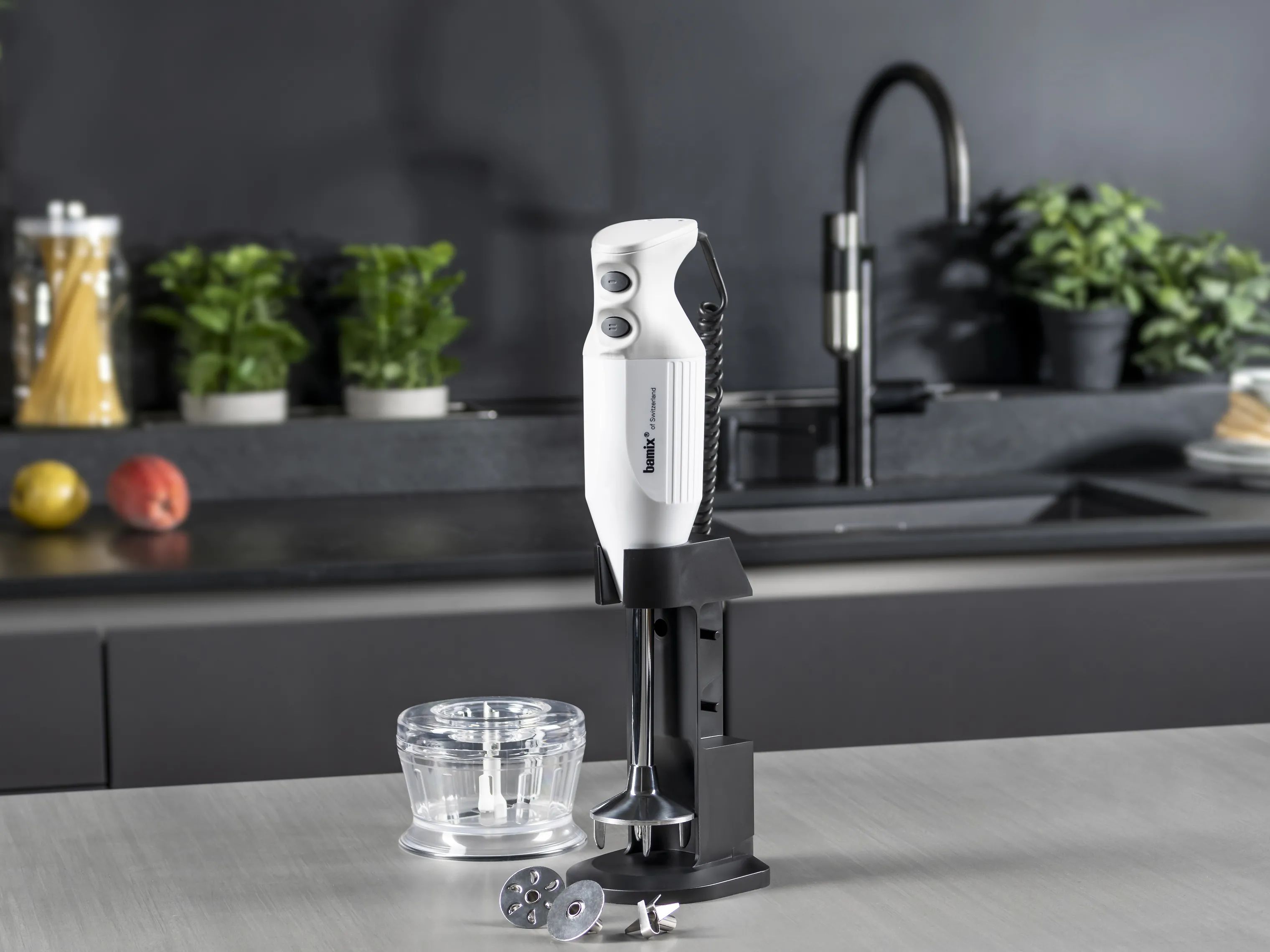 Bamix Stavblendere Deluxe C Stavblender i Hvid, 2