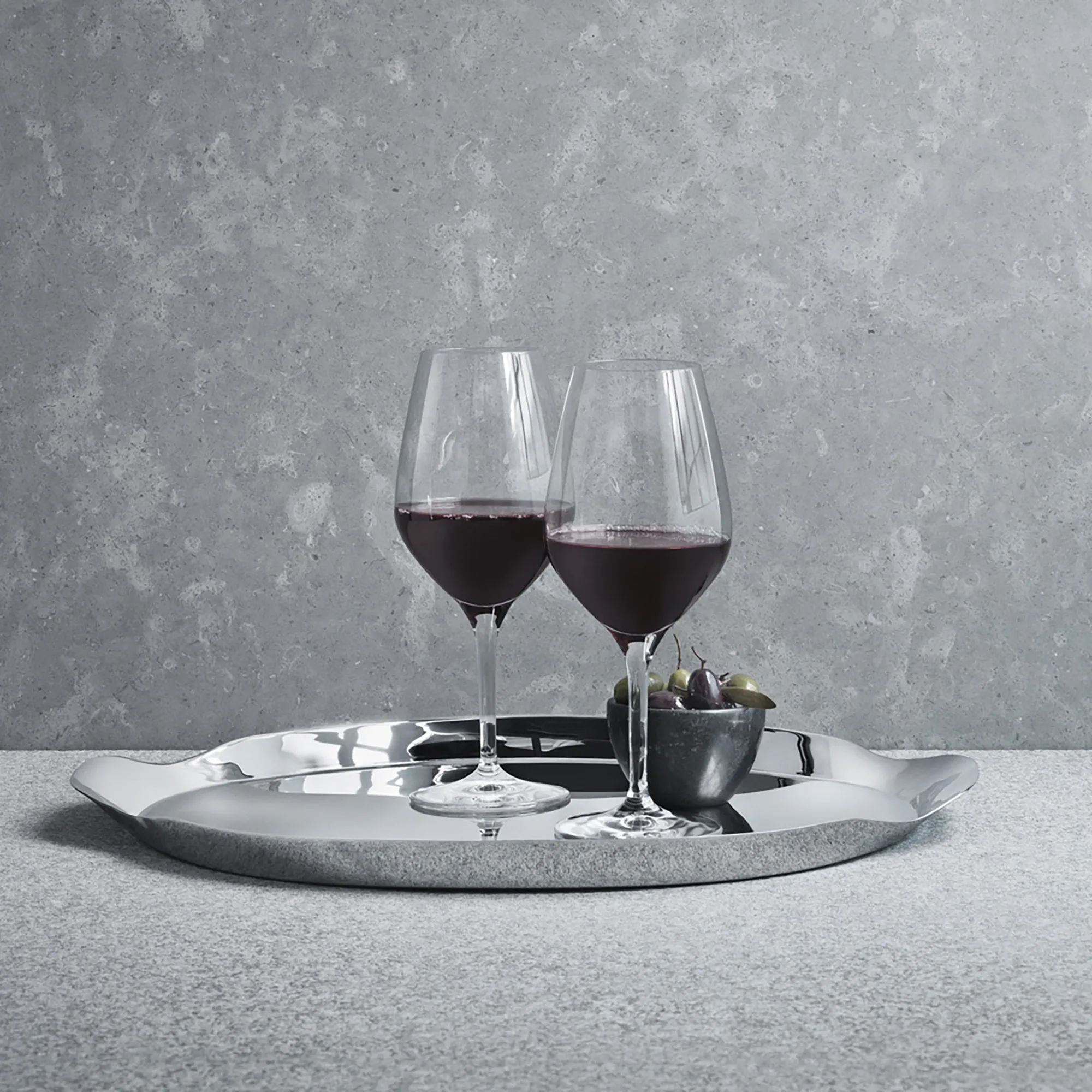 Georg Jensen Bakker Wine & Bar Serveringsbakke i Stål, 2