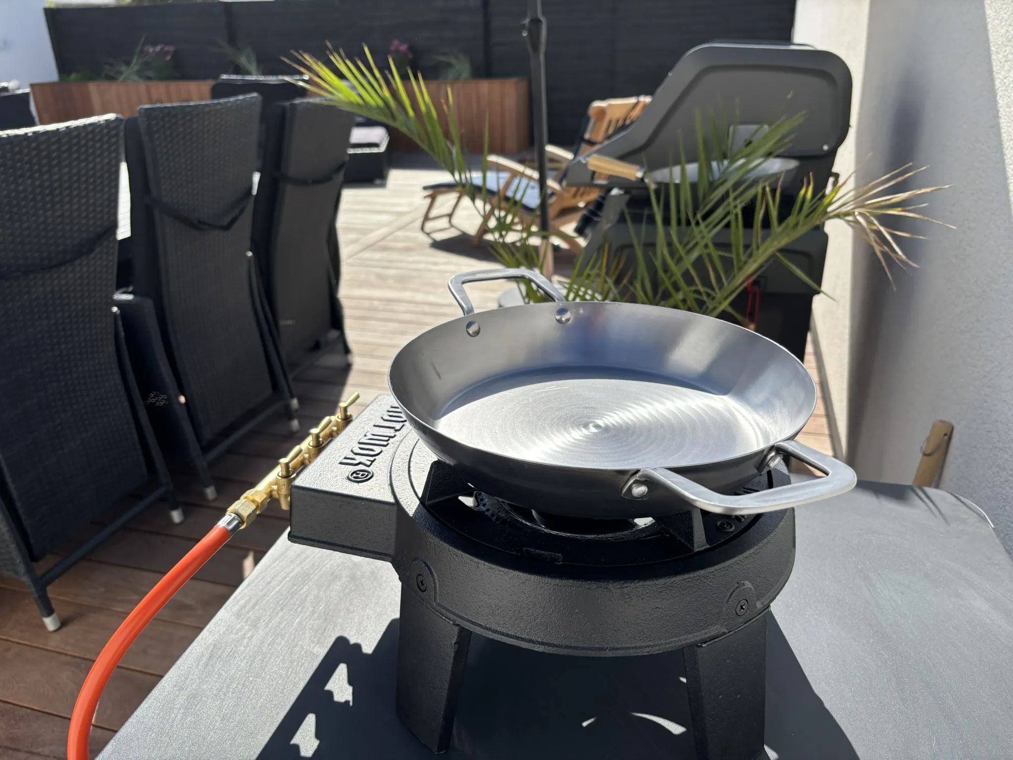 HOT WOK Gasbrændere Gasblus i Sort, 5
