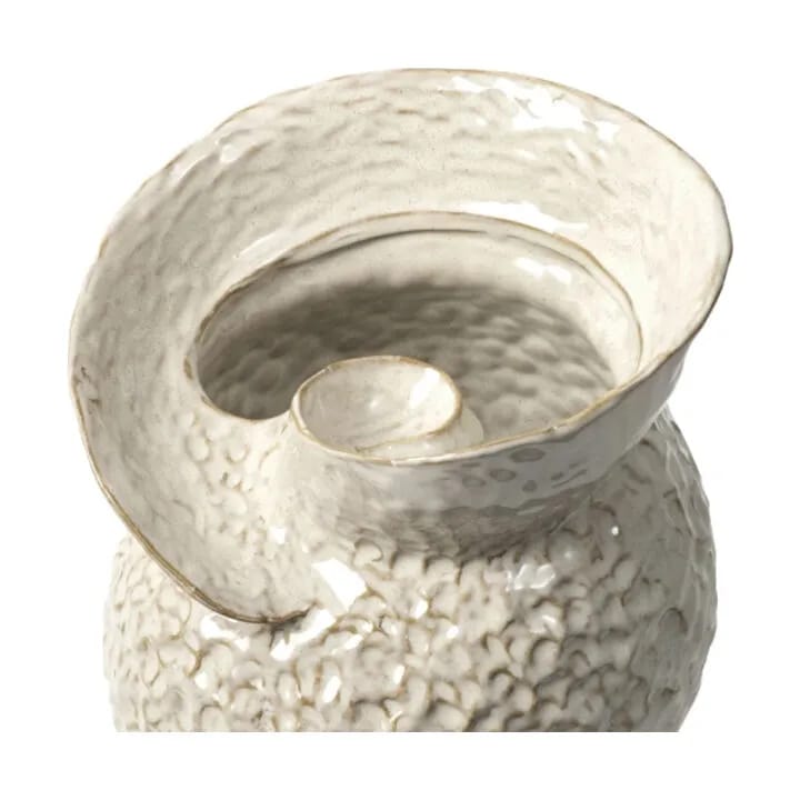Broste Copenhagen Vaser Shelly Vase i Hvid, 1