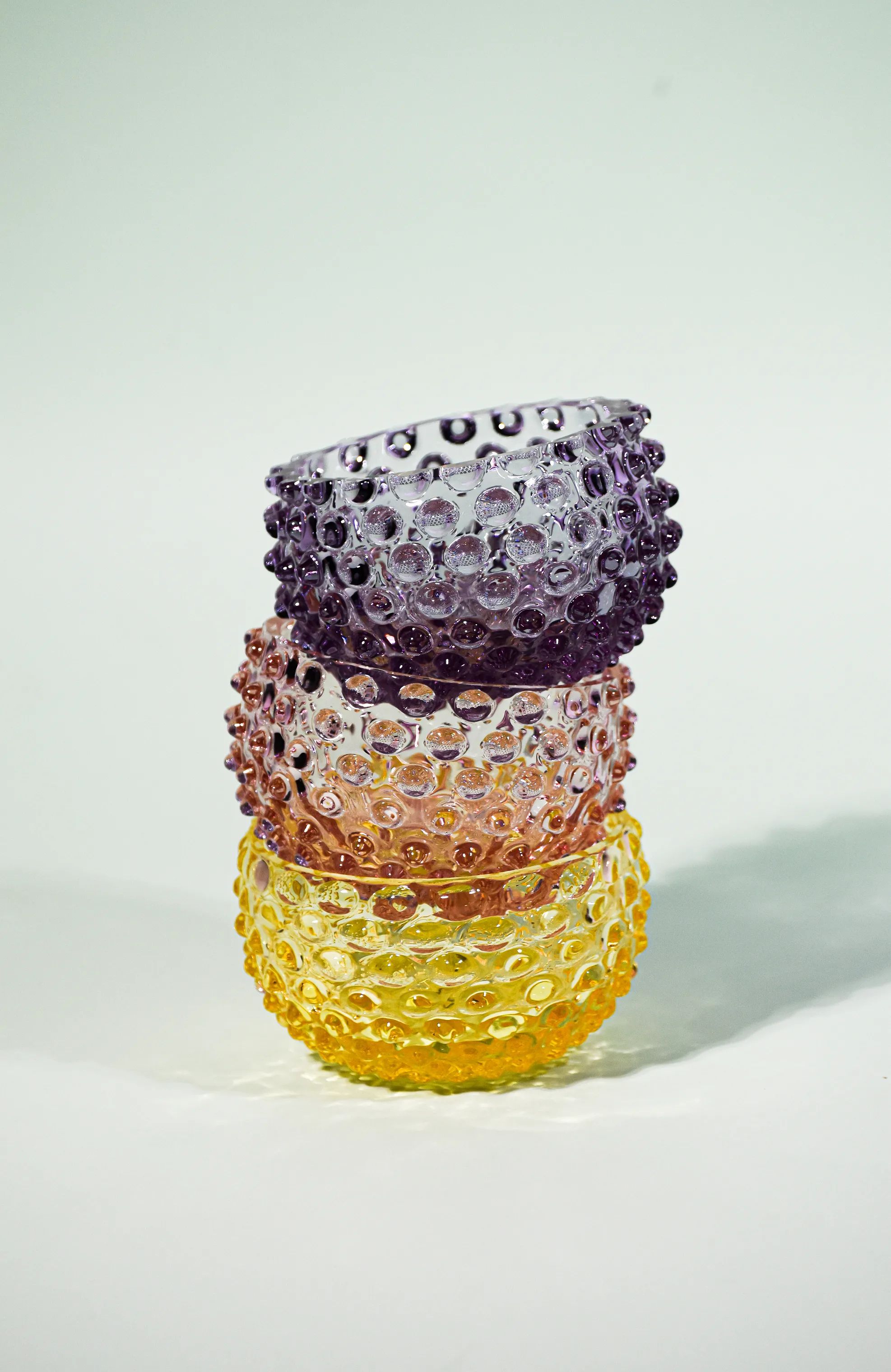 Anna von Lipa Skåle Hobnail Tapasskål i Rosa, 2