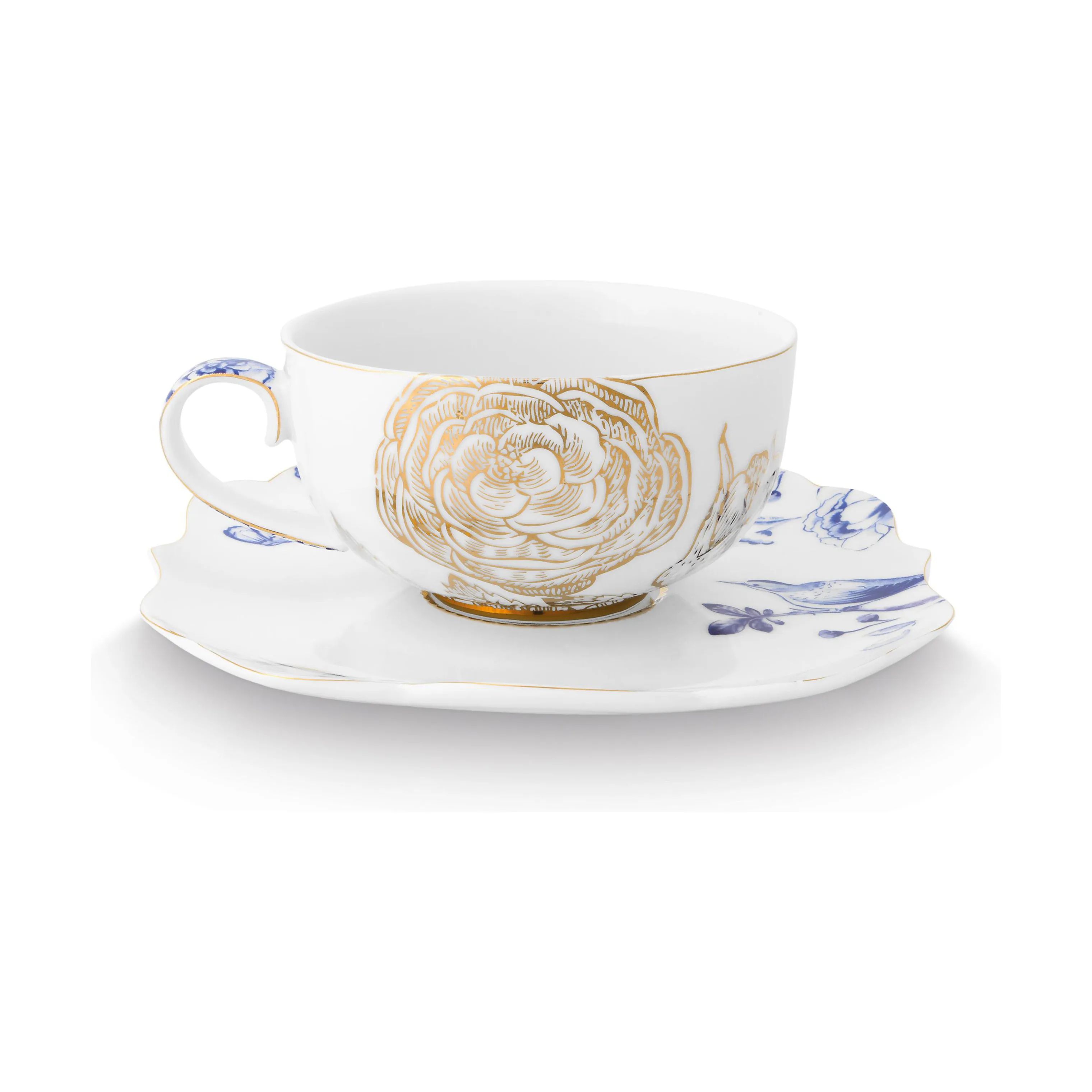 PIP Studio Krus og kopper med hank Royal Winter White Royal White Kop i white, 1