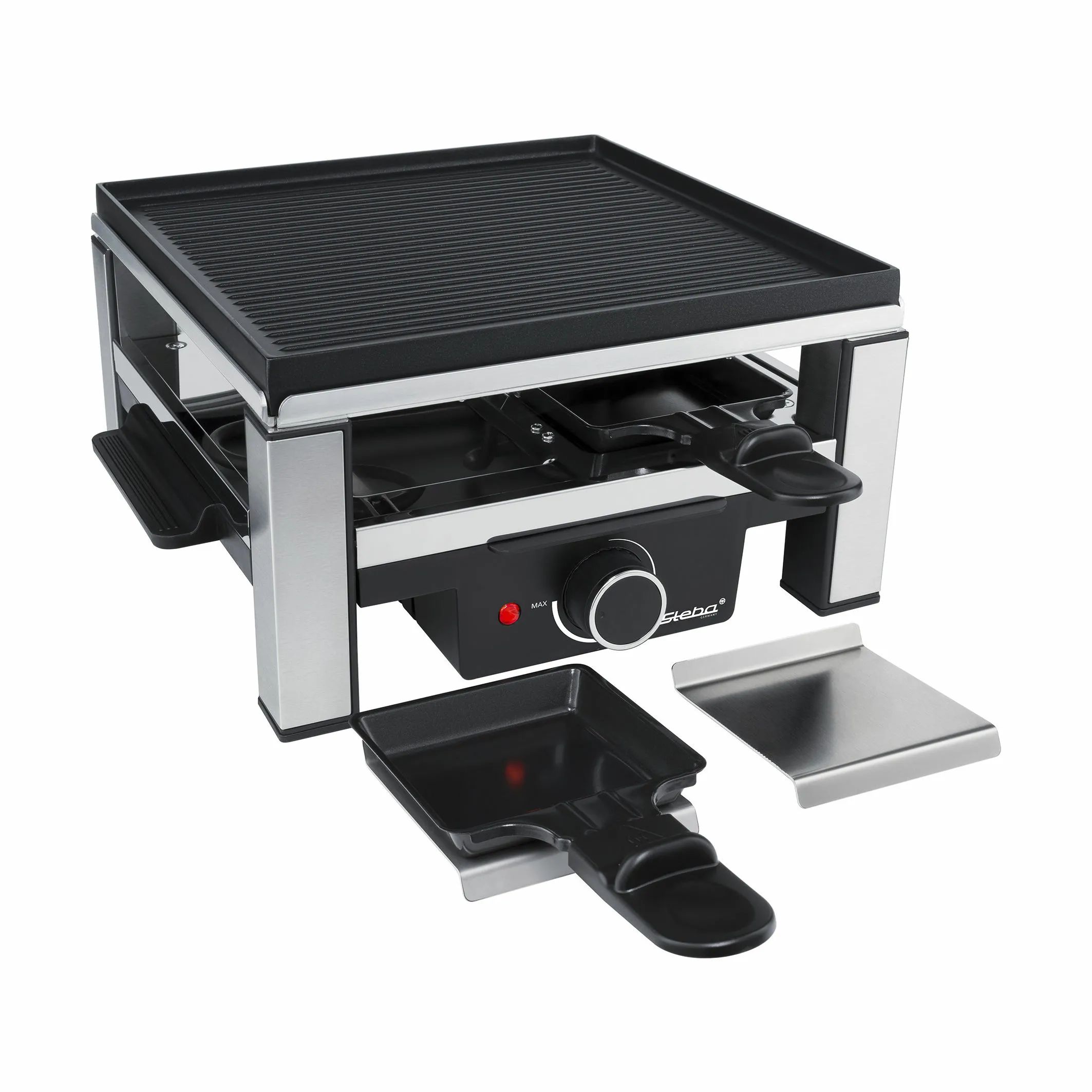 Steba Racletter Raclette m/cast i Sort/staal, 1