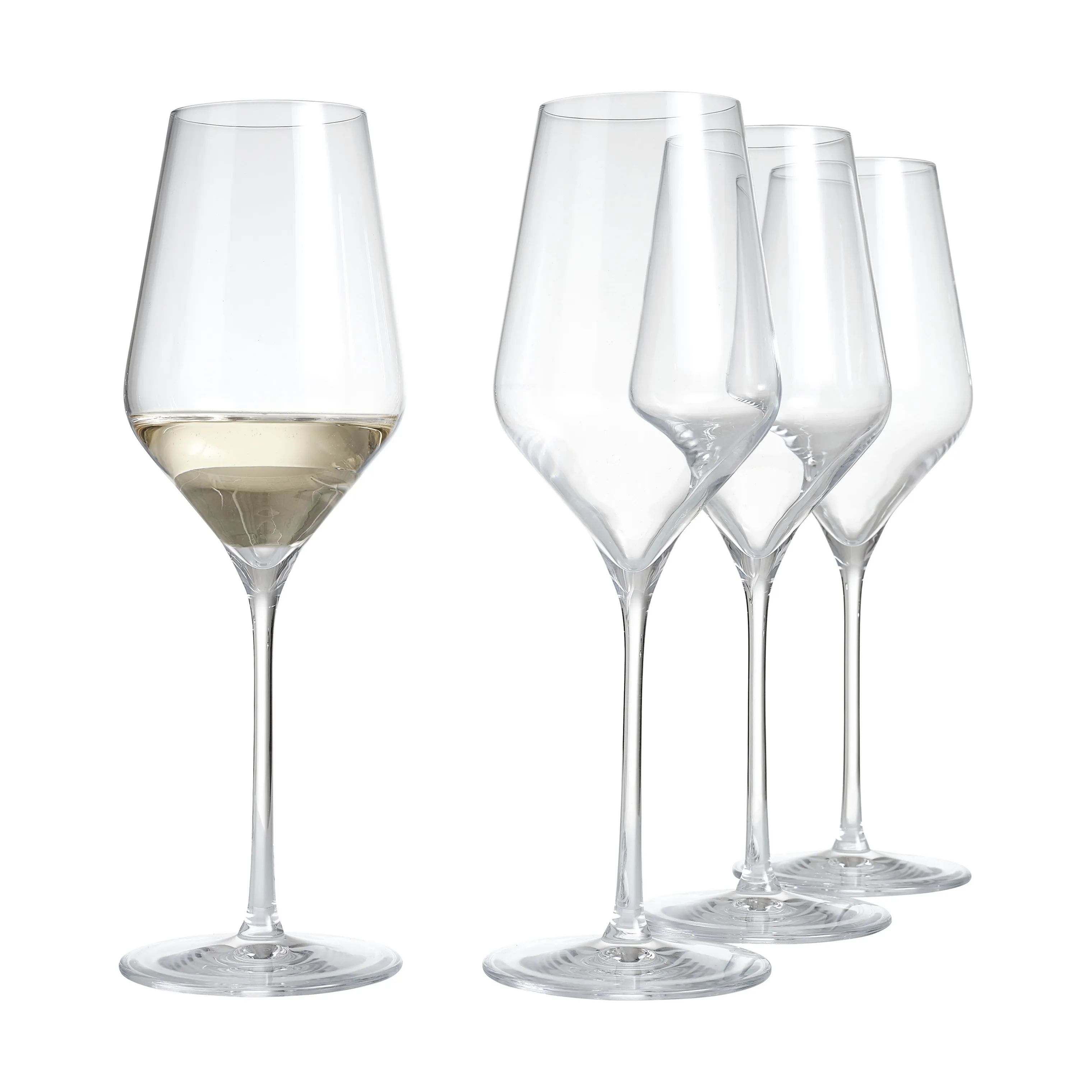 Aida Hvidvinsglas Connoisseur Extravagant Hvidvinsglas - 4 stk. i Klar, 1