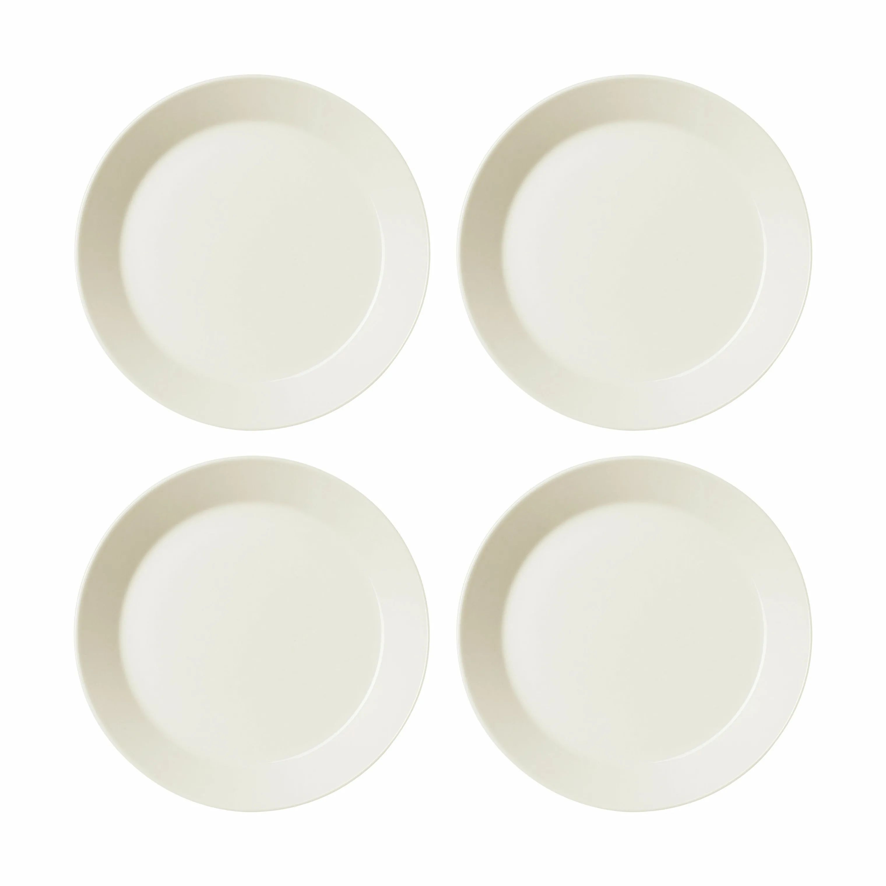 Iittala Frokosttallerkener Teema Tallerkener - 4 stk. i Hvid, 1