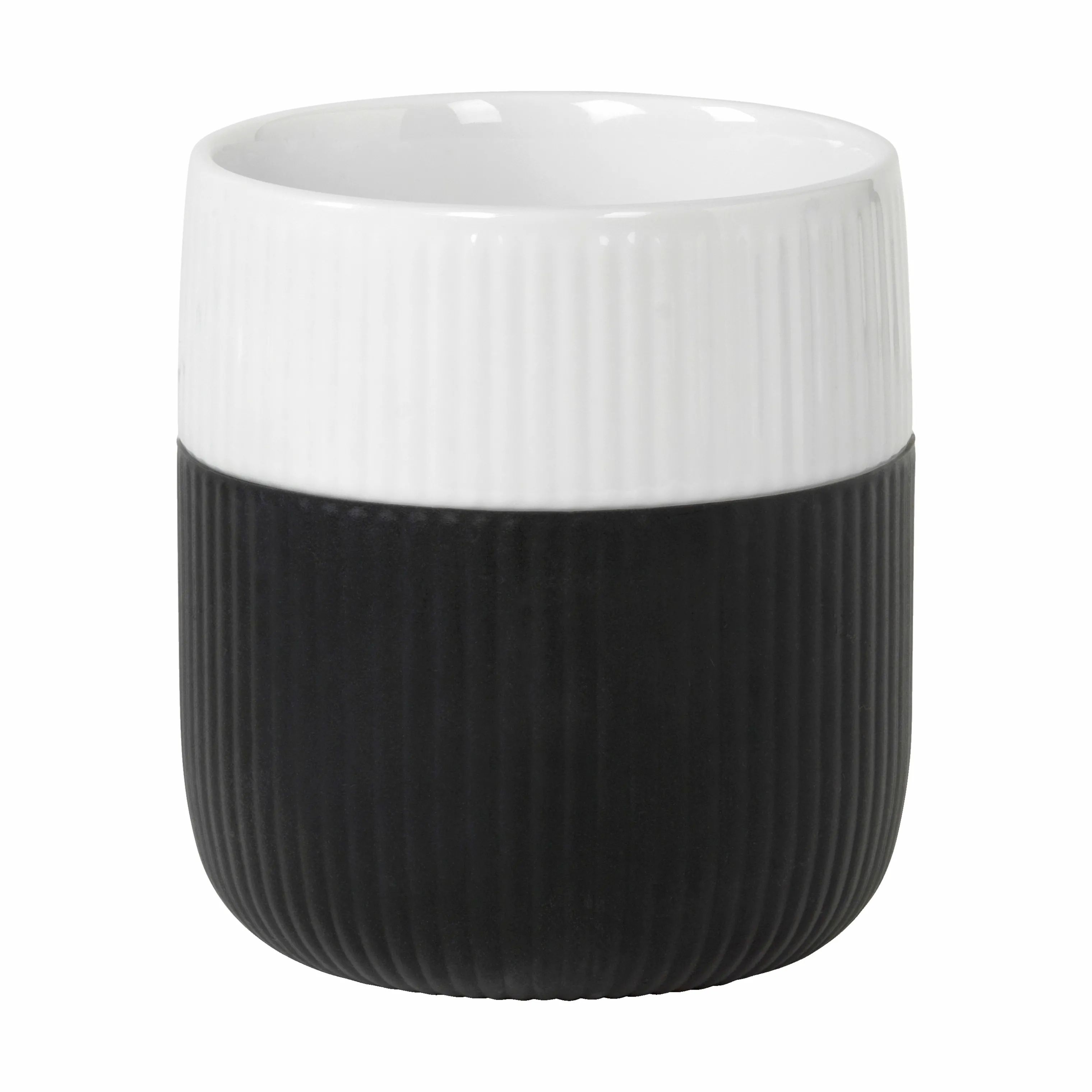 Royal Copenhagen Krus og kopper uden hank Contrast Krus i Sort, 1