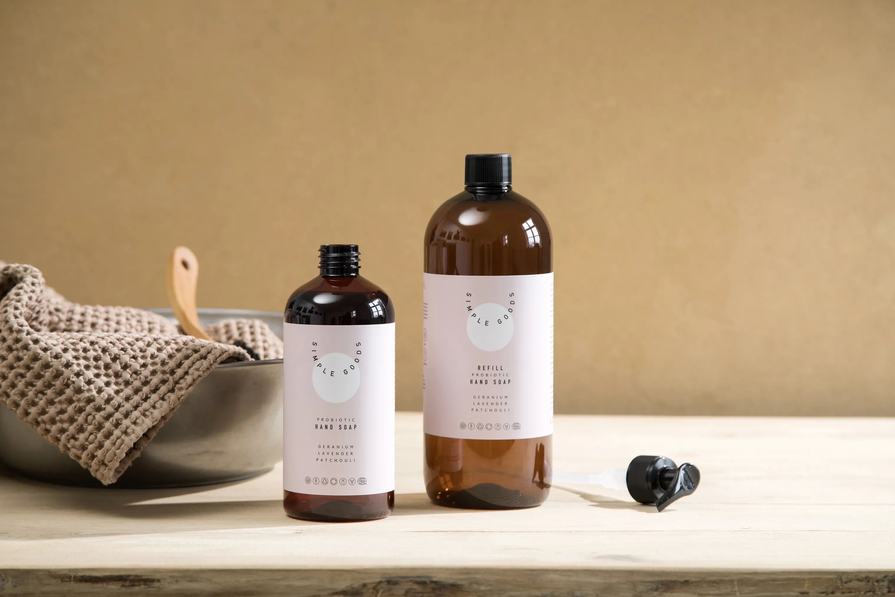 Simple Goods Håndsæbe Håndsæbe i Geranium/lavendel/patchouli, 2