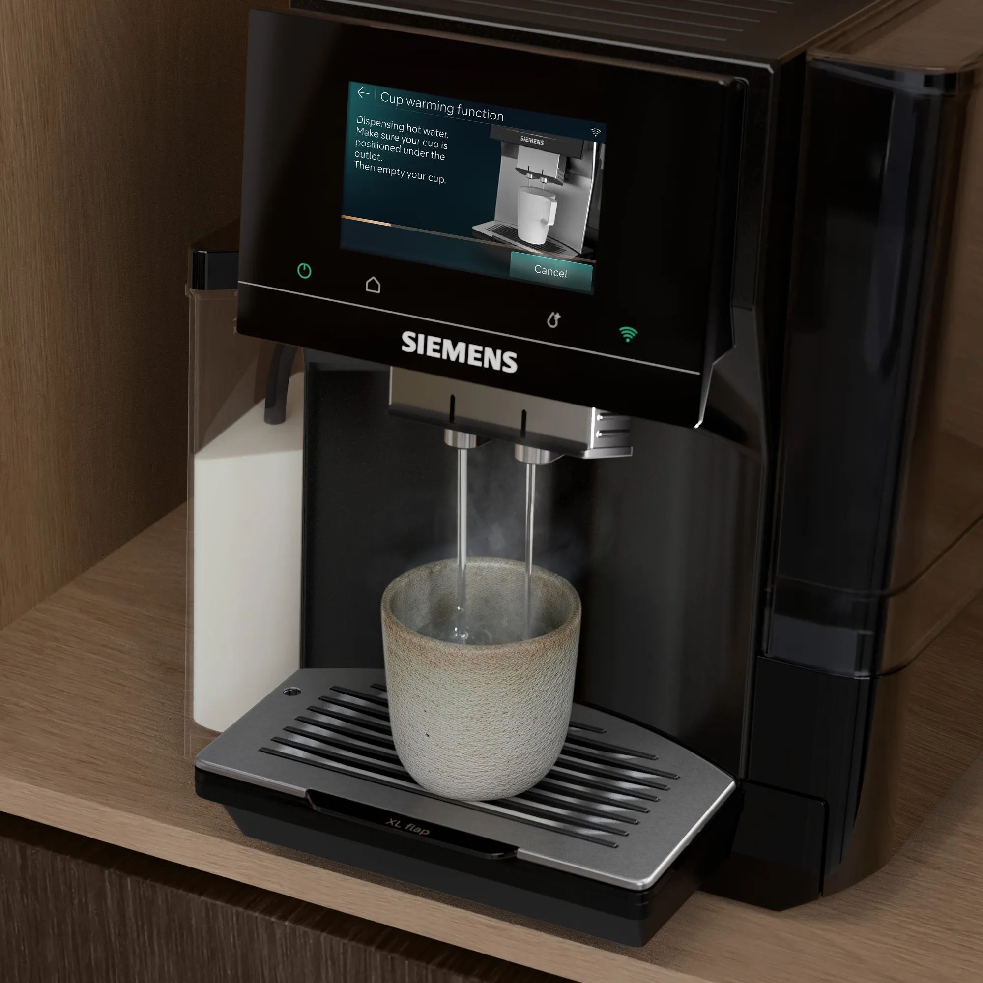 Siemens Espressomaskiner EQ700 iAroma Espressomaskine TQ725E03 i Grå, 3