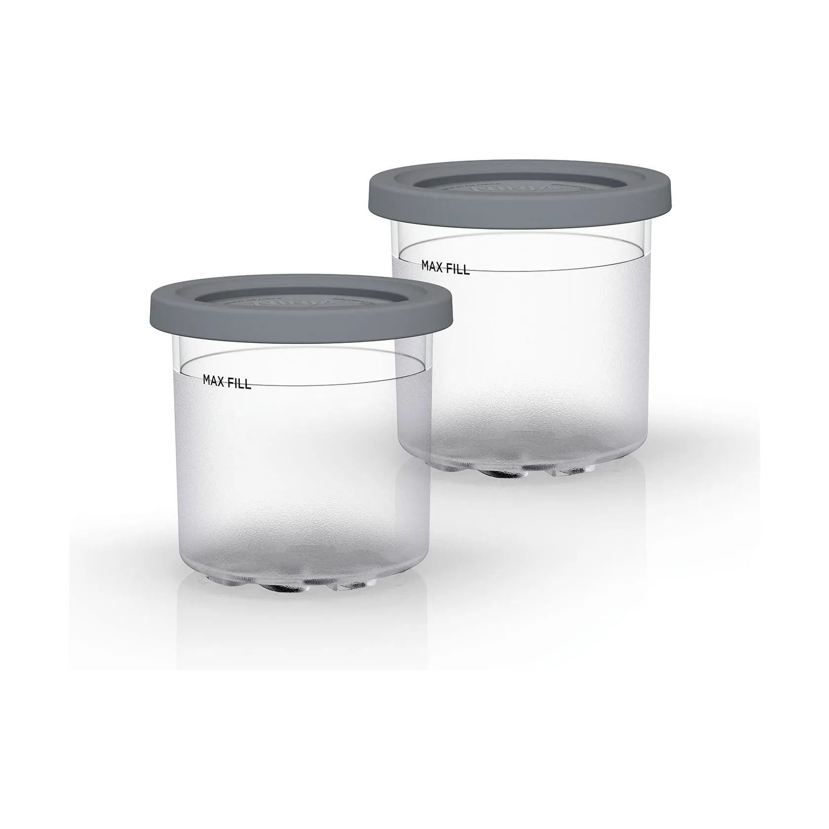 Ninja Opbevaringsglas Creami Bøtte - 2 stk. i Grå, 2 stk., 1
