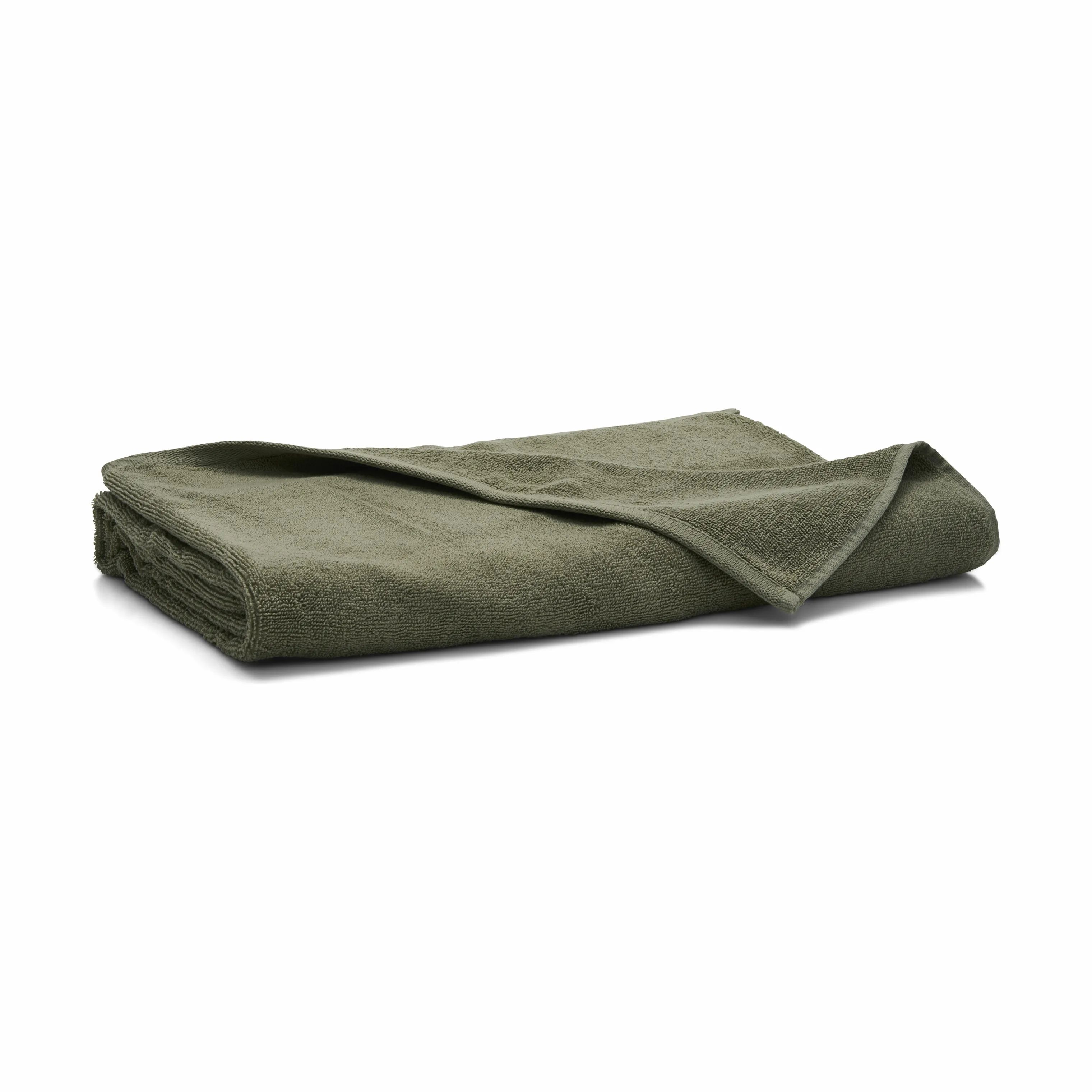 CASA Living Håndklæder Basic Håndklæde i Grøn, B100 x L150 cm, 1