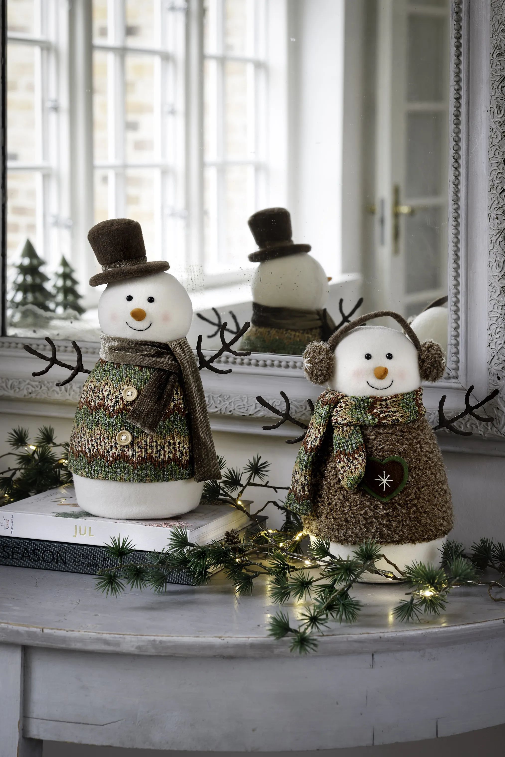 Casa Christmas Julefigurer Snemand i 32 cm, 2