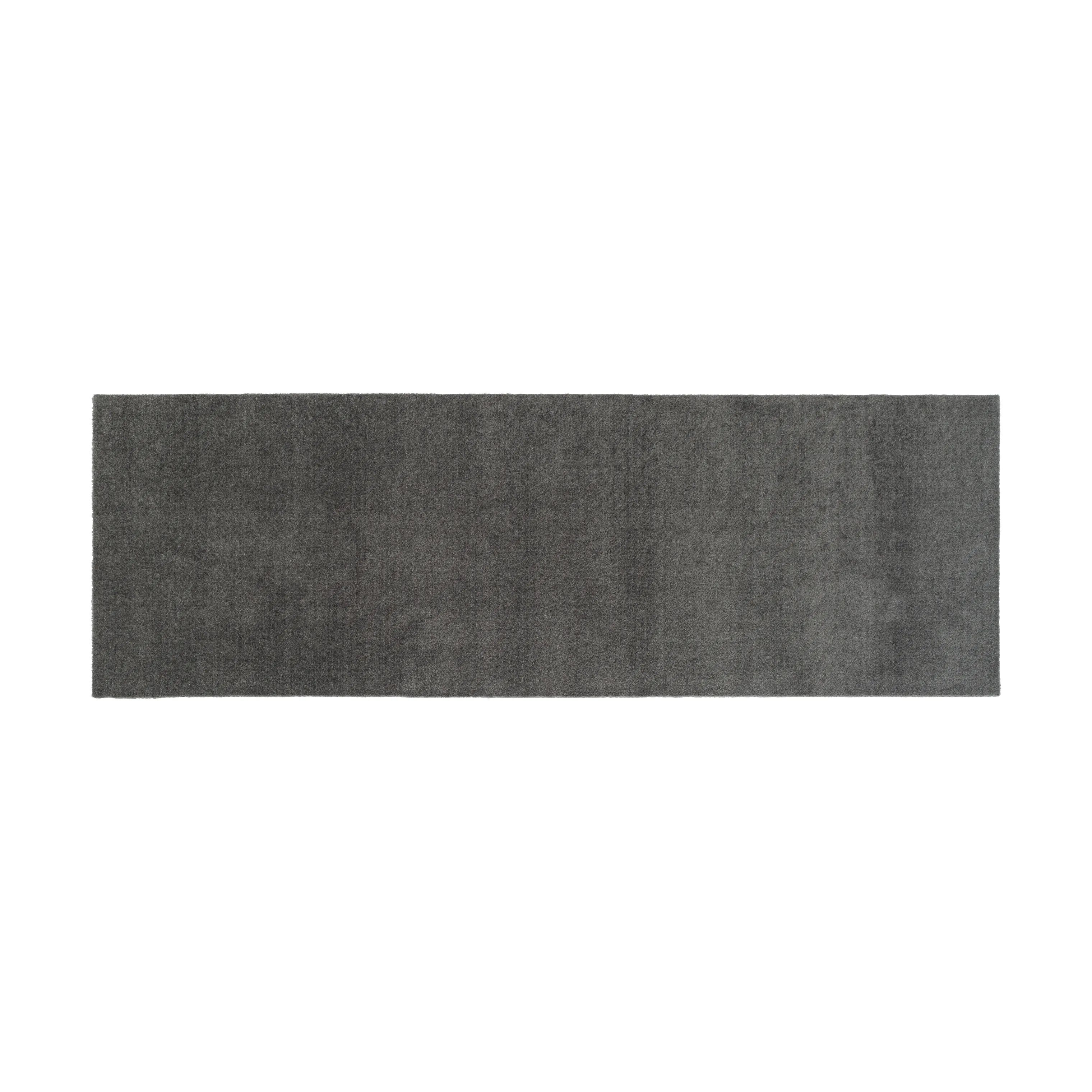 Tica Copenhagen Dørmåtter Uni Color Gulvmåtte i Stålgrå, B67 x L200 cm, 1