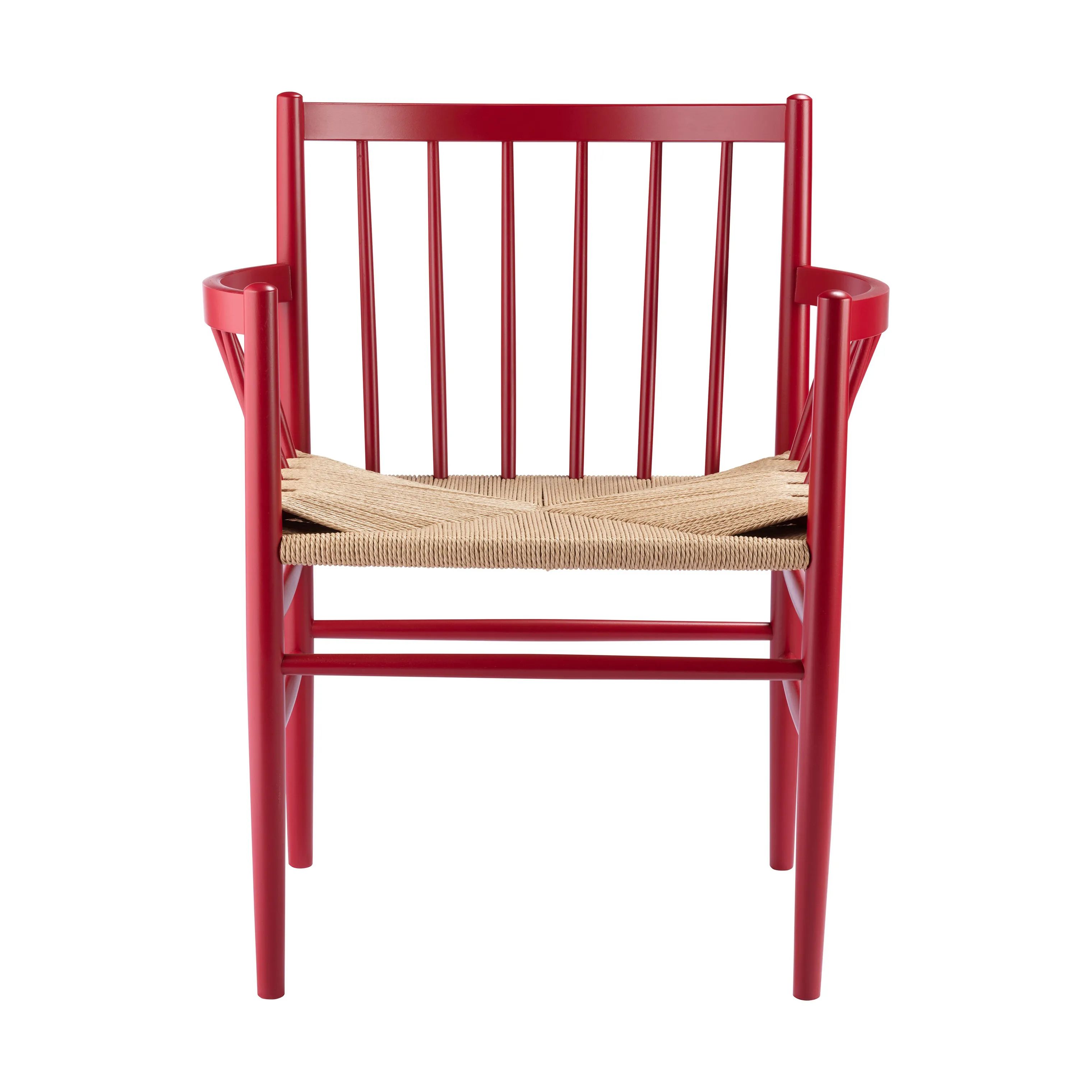 FDB Møbler Spisebordsstole J81 Spisebordsstol i Ruby Red (RAL3003), 3
