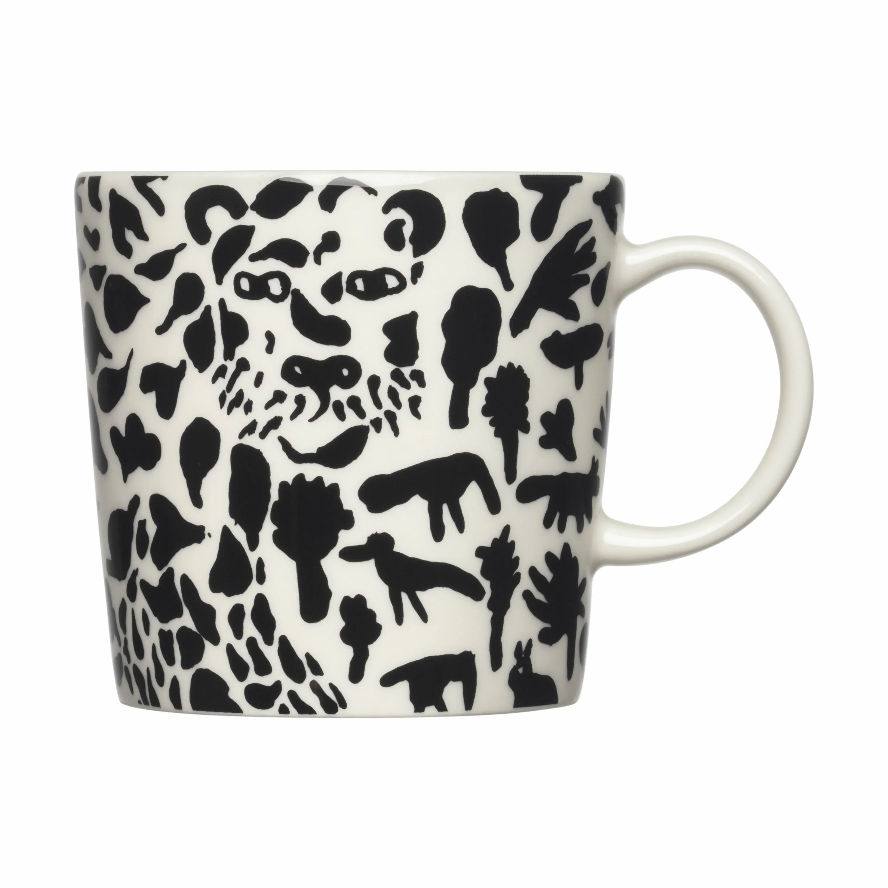 Iittala Krus og kopper med hank Oiva Toikka Collection OTC Krus - Cheetah i Cheetah sort, 30 cl, 1