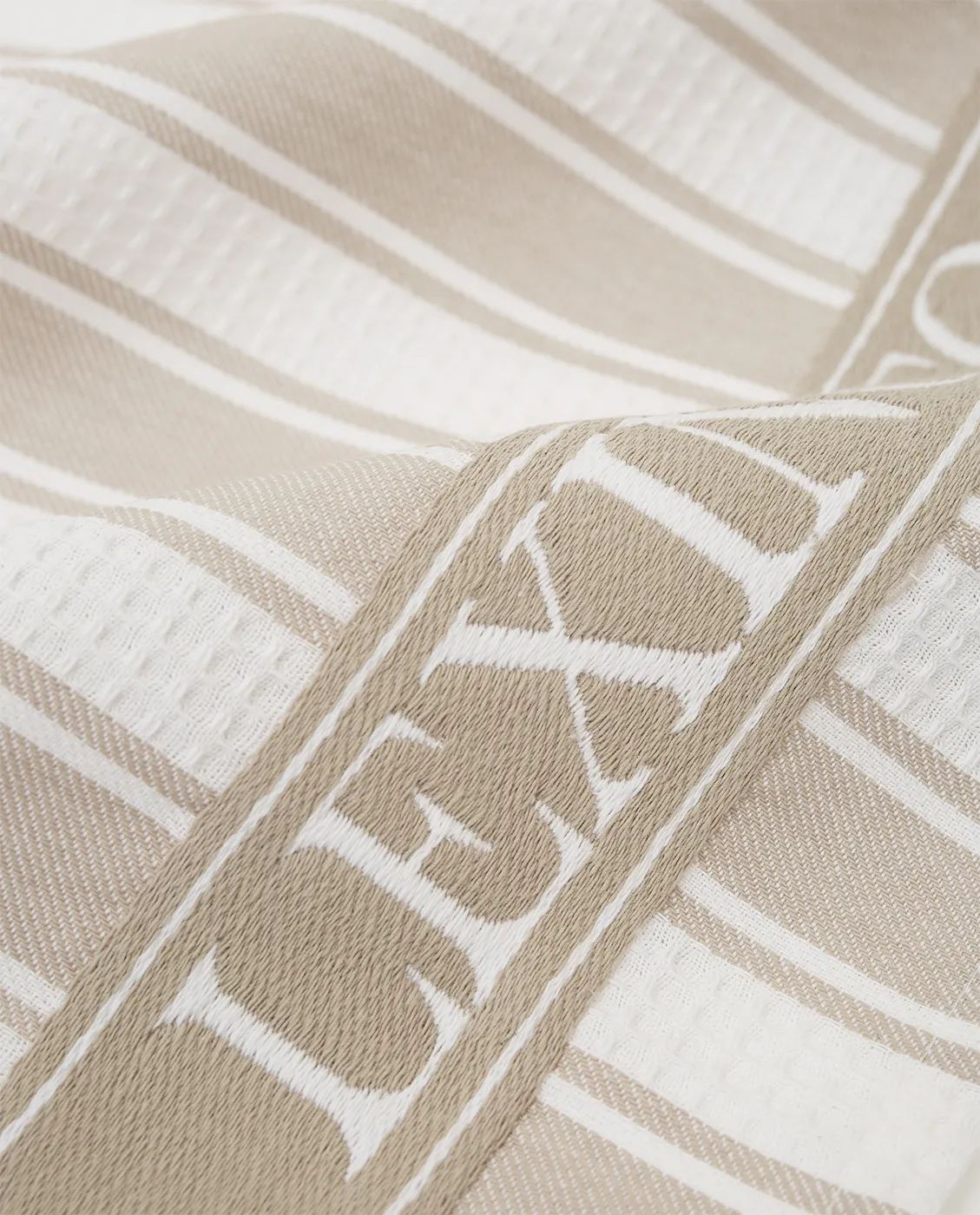 Lexington Viskestykker Icons Cotton Twill Waffle Viskestykke i Beige/White, B50 x L70 cm, 2