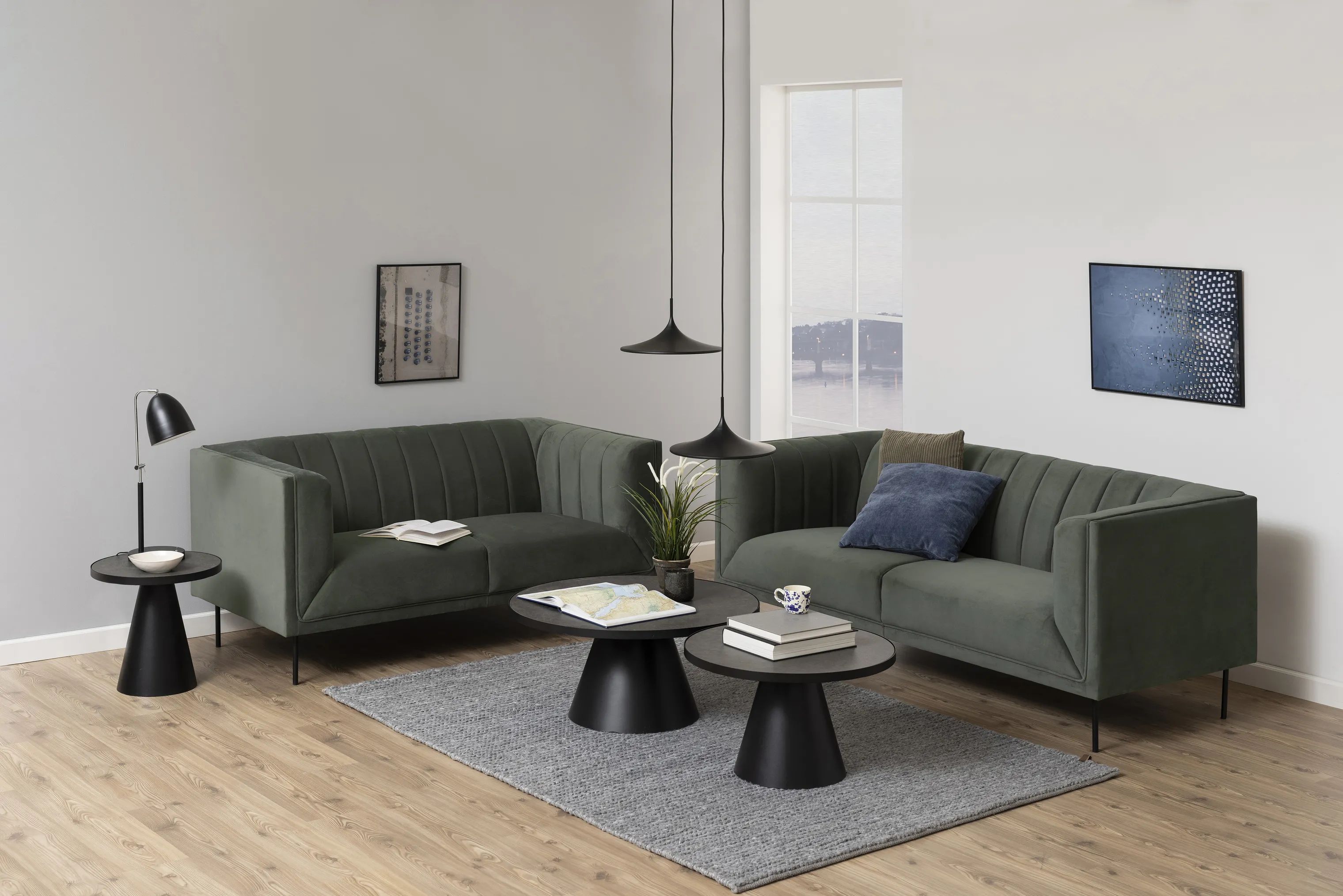 CASA Living Sofaborde Soli Sofabord i H40 x Ø65,7 cm, 3